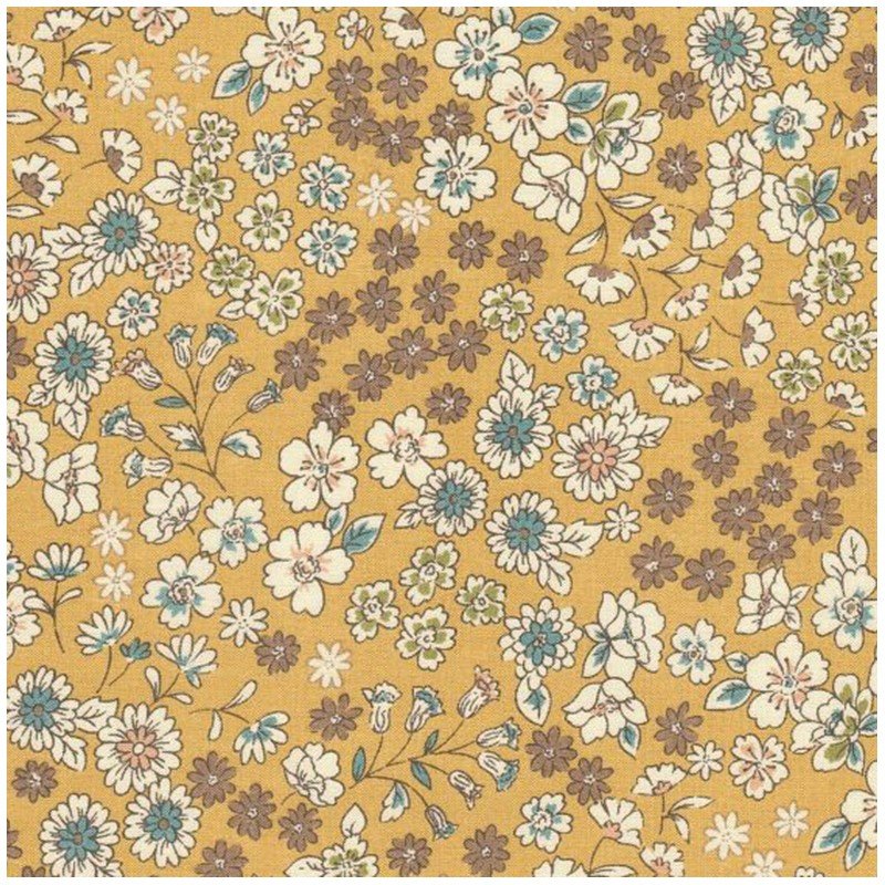 Tissu Liberty moutarde - L'Atelier de July.jpeg