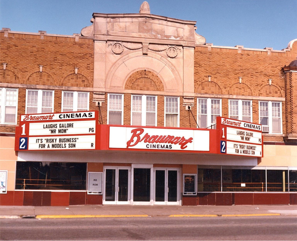 The Braumart Theater in the 1980s