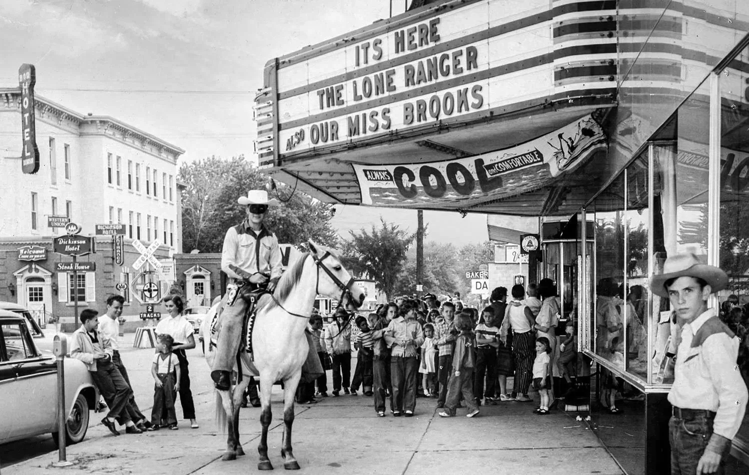 Historic Iron Mountain Michigan Photo of The Braumart for The Lone Ranger