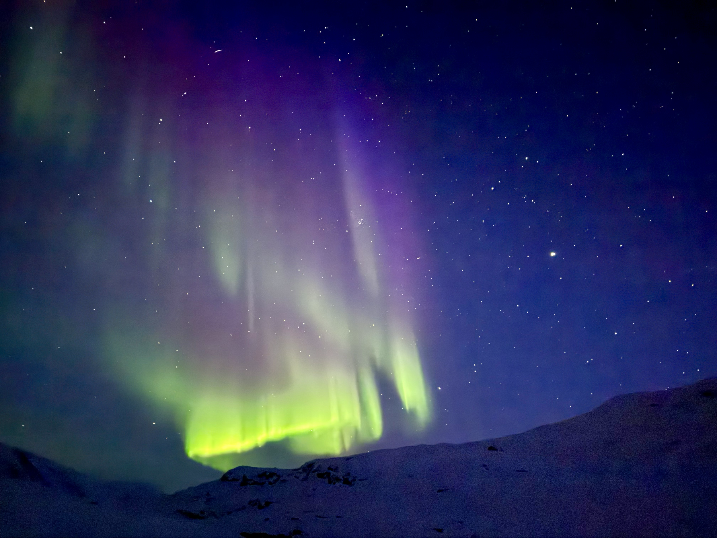 The magic of the northern lights putting on a show