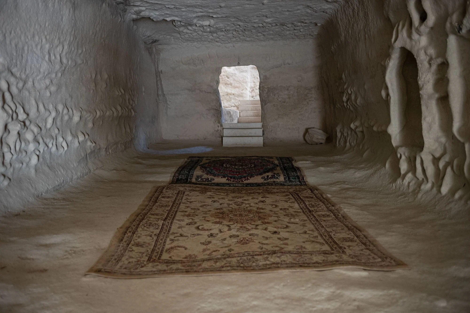 Necropolis and underground mosque of Shakpak ata. Mangystau, Kazakhstan.
