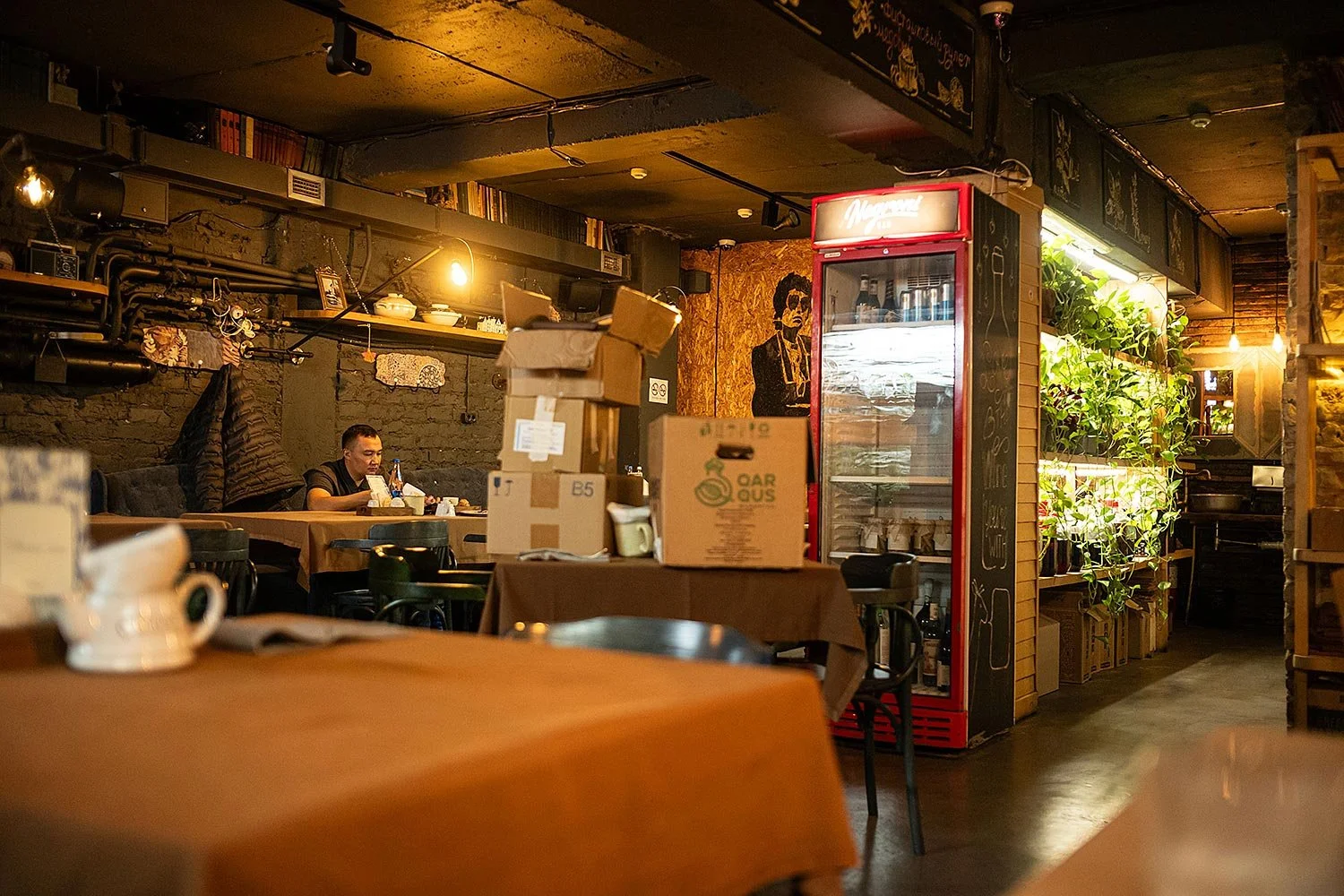 Lunch at Chef restaurant, Almaty, Kazakhstan.