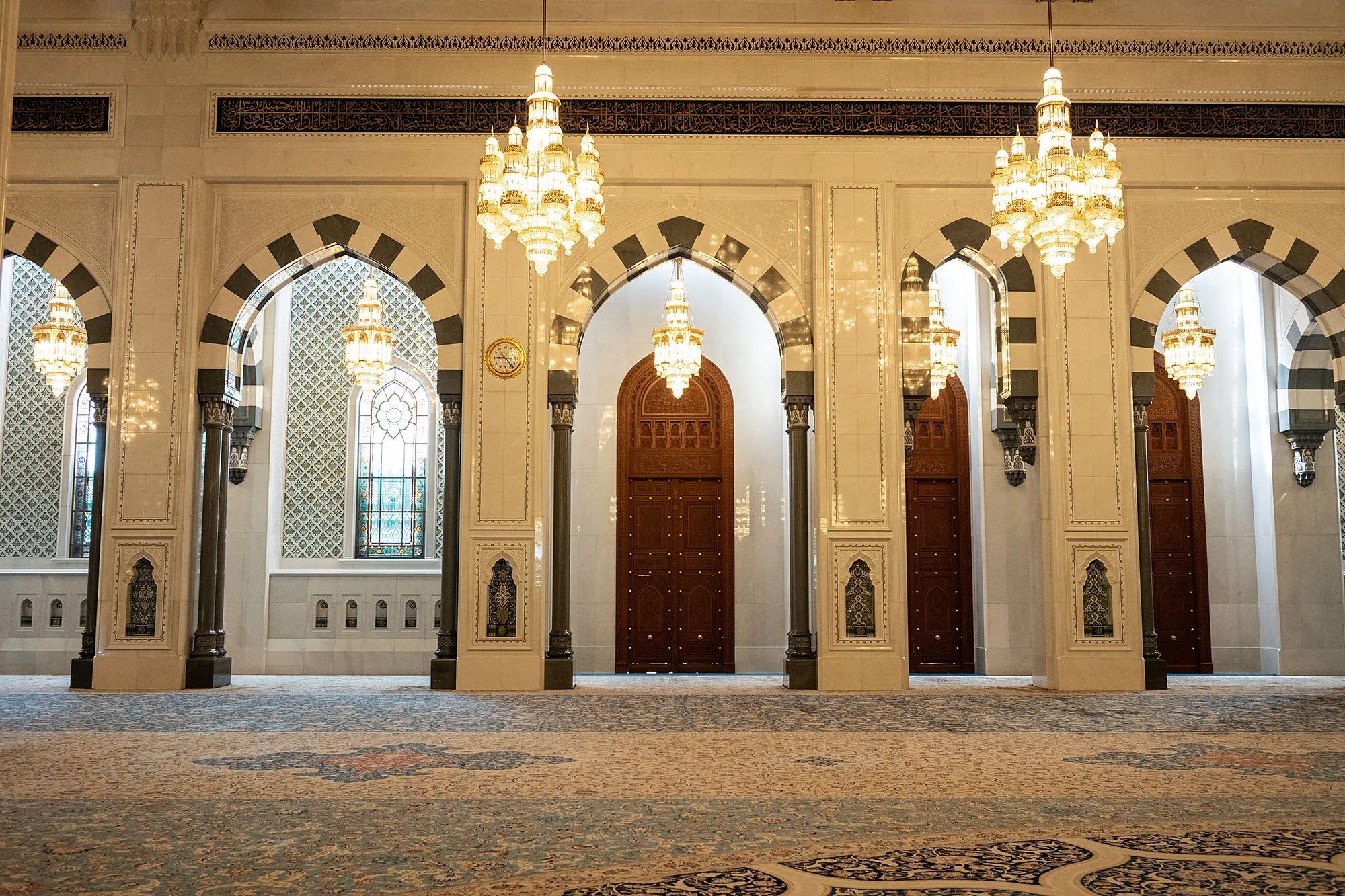 Sultan Qaboos Grand Mosque. Muscat, Oman.