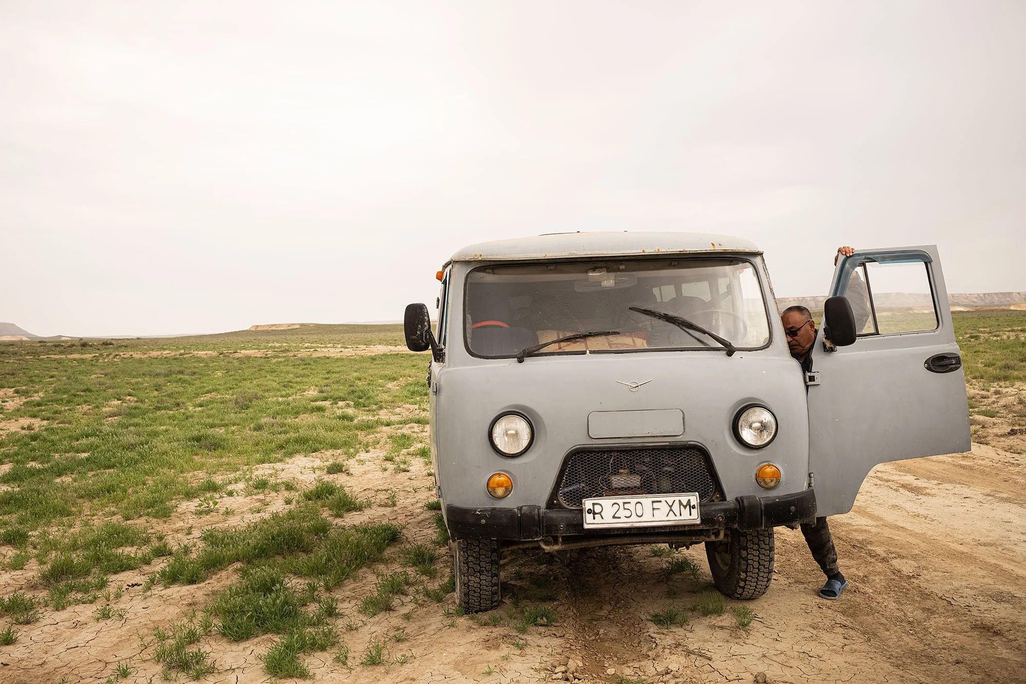 Bozzhyra Valley located on the Ustyurt Plateau in the Mangystau region of Kazakhstan
