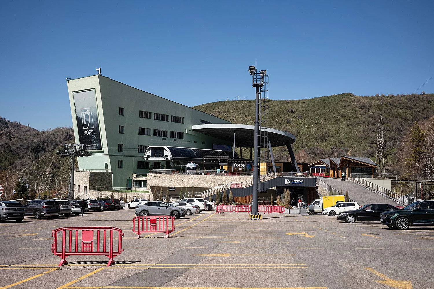 Medeu Cable Car, Shymbulak Ski Resort. Kazakhstan.