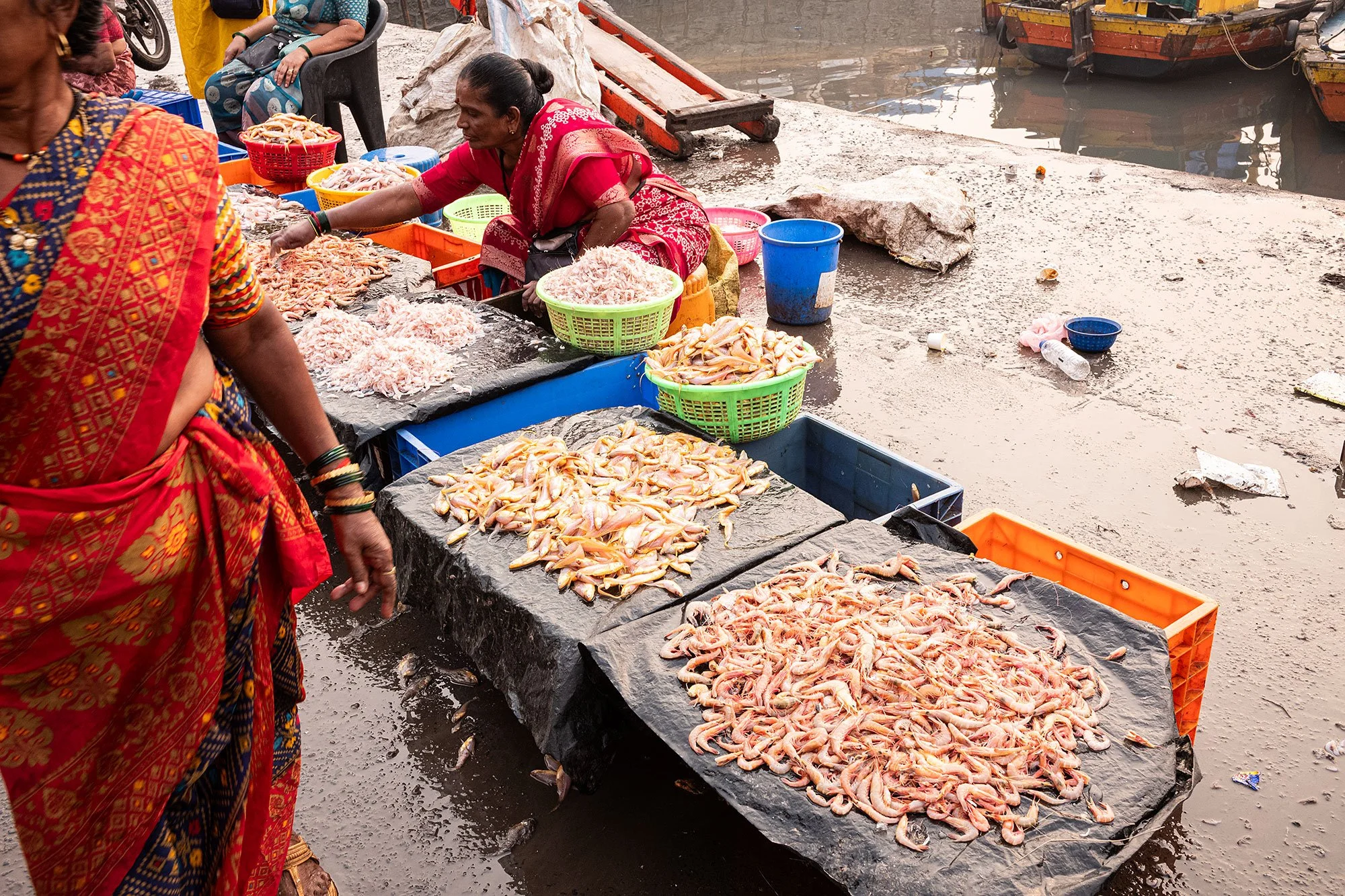 Sassoon dock jetty. Mumbai, India.