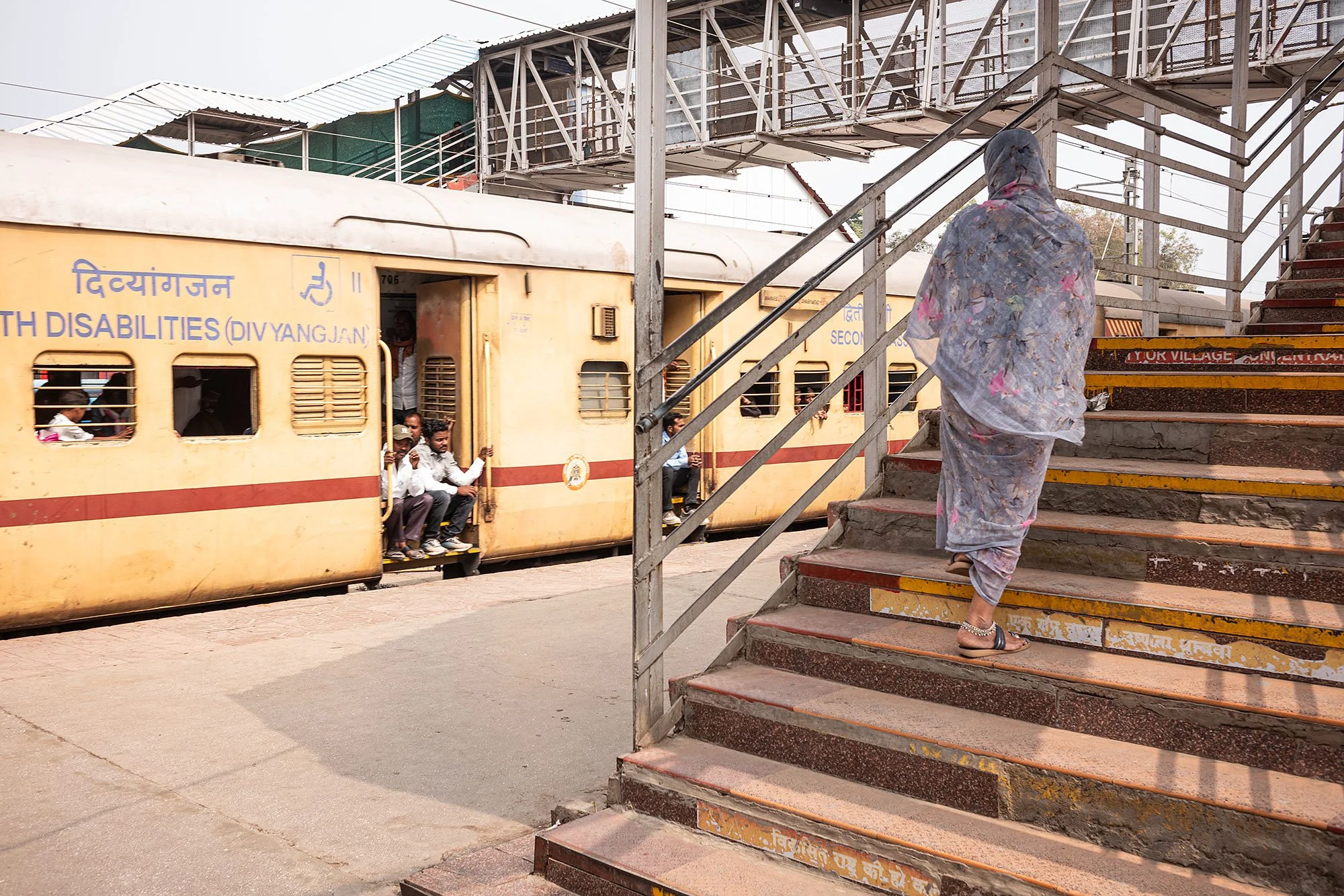 Chhatrapati Sambhajinagar railway station. India.