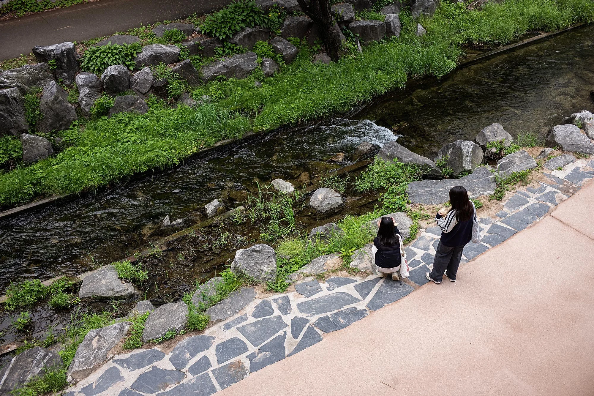 Cheonggyecheon Canal. Seoul, South Korea.