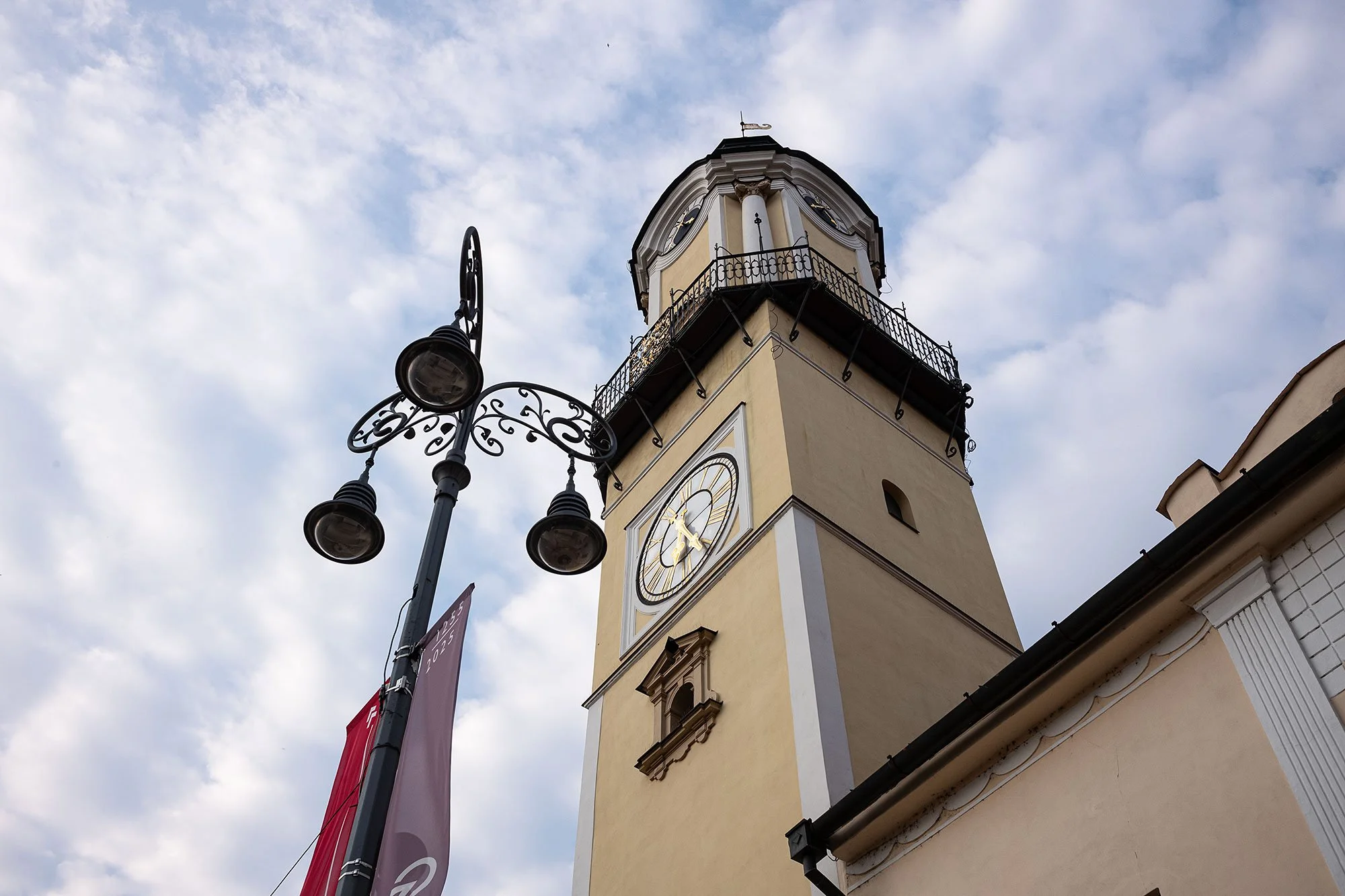 Clock Tower (Hodinová veža) in Banská Bystrica, Slovakia