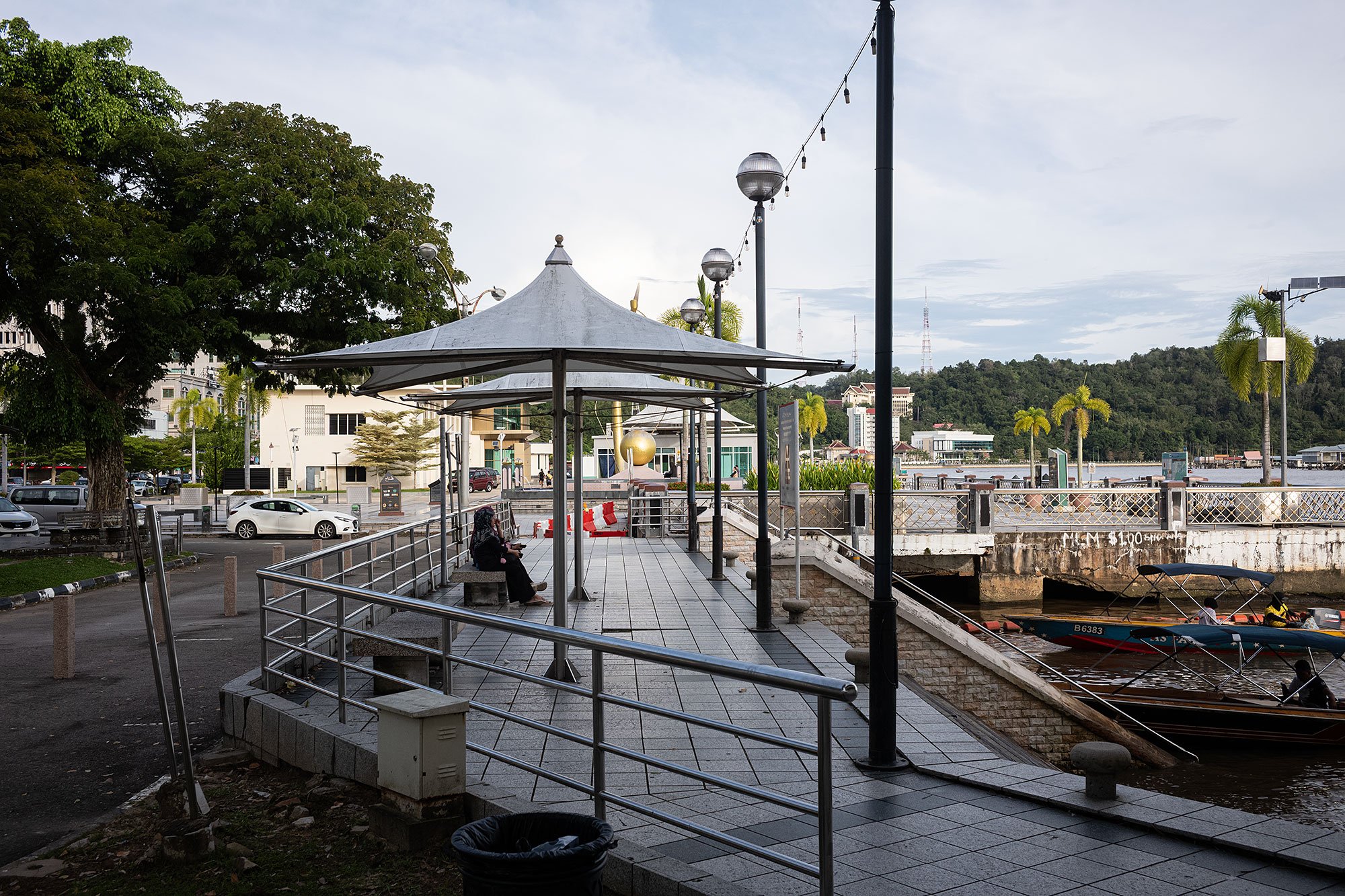 Brunei waterfront.