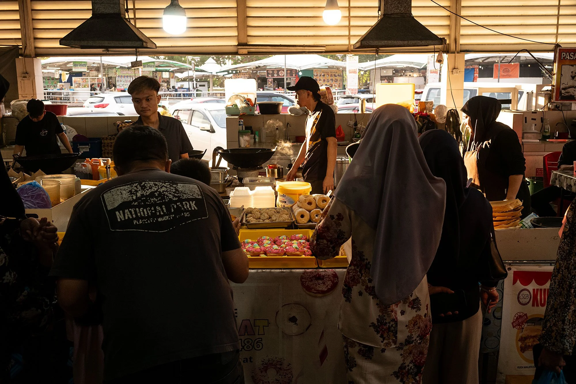 Gadong night market, Brunei