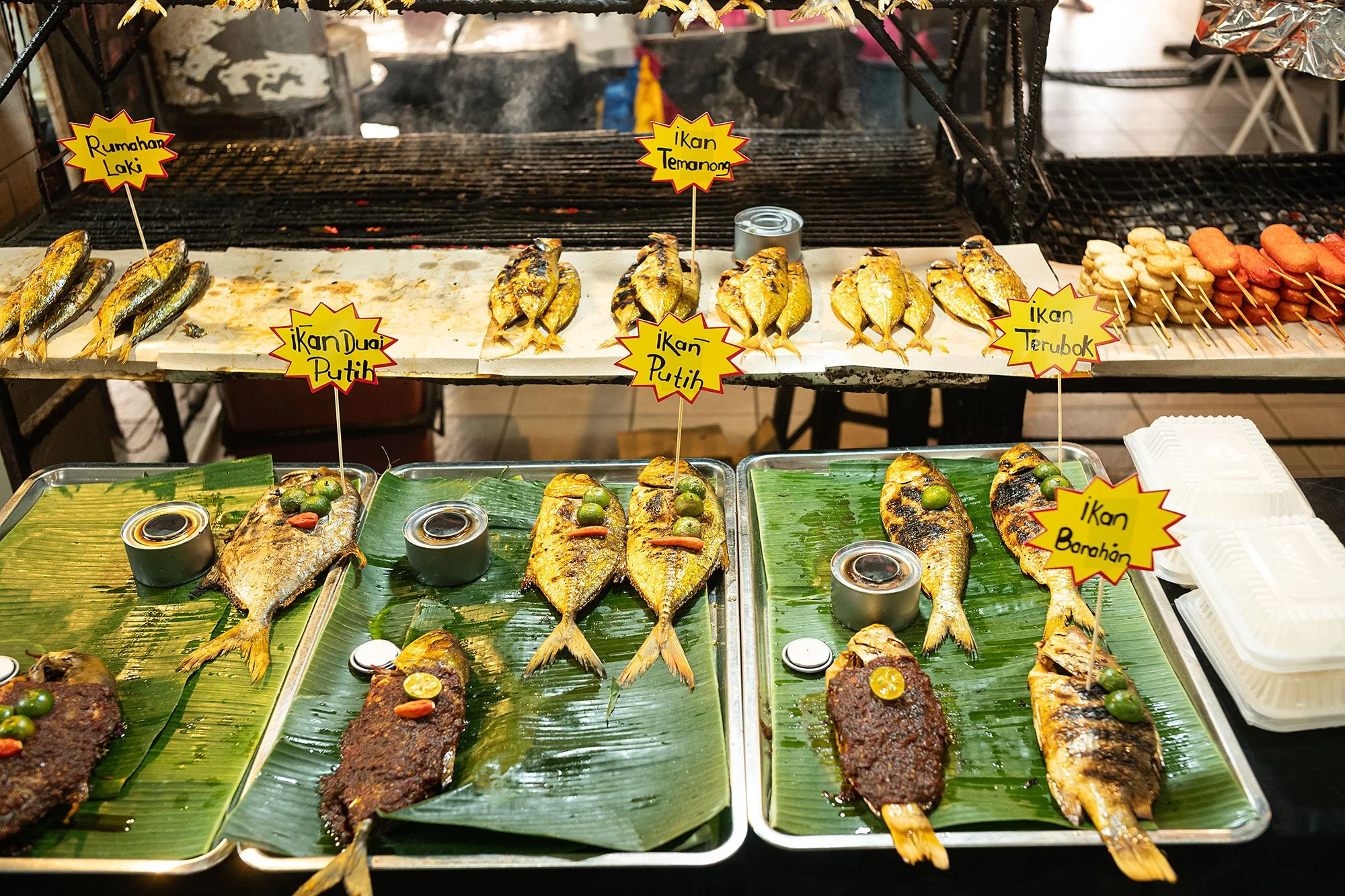 Gadong night market, Brunei