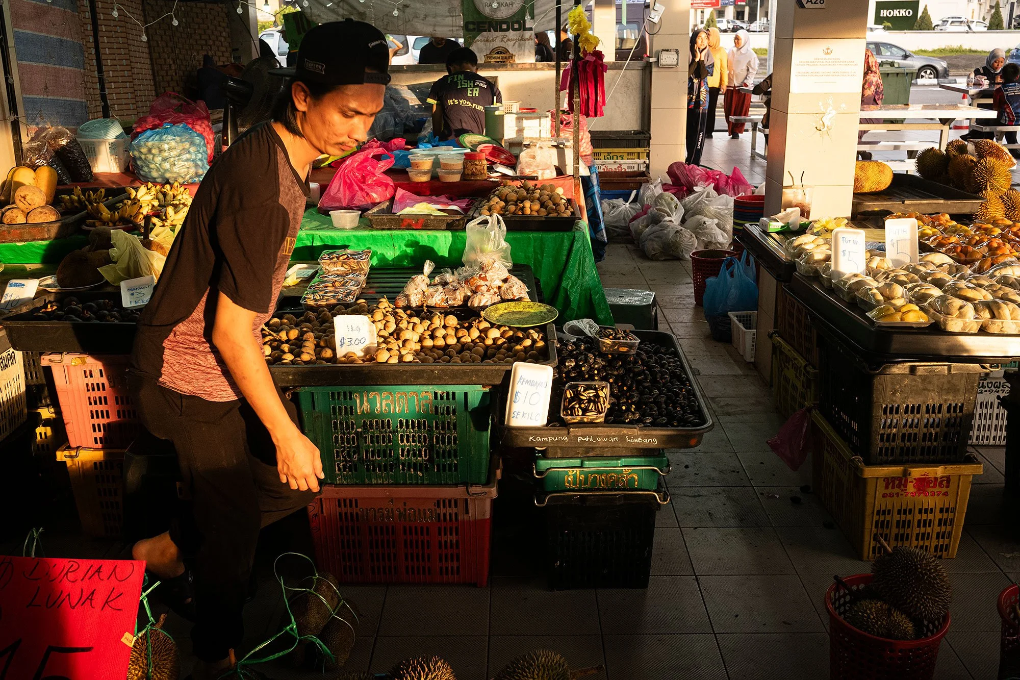 Gadong night market, Brunei