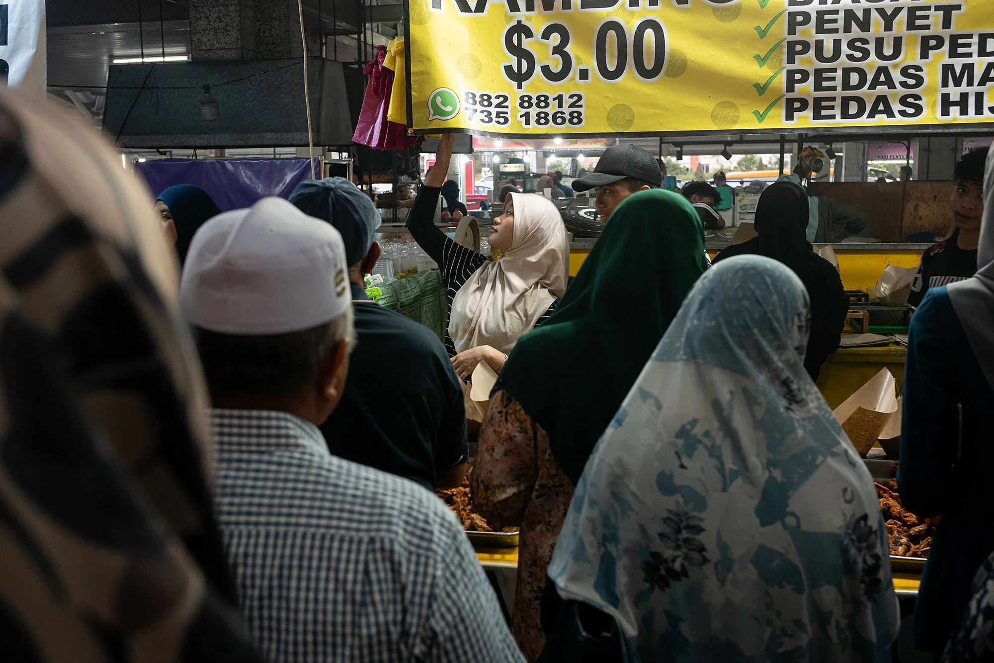 Gadong night market, Brunei