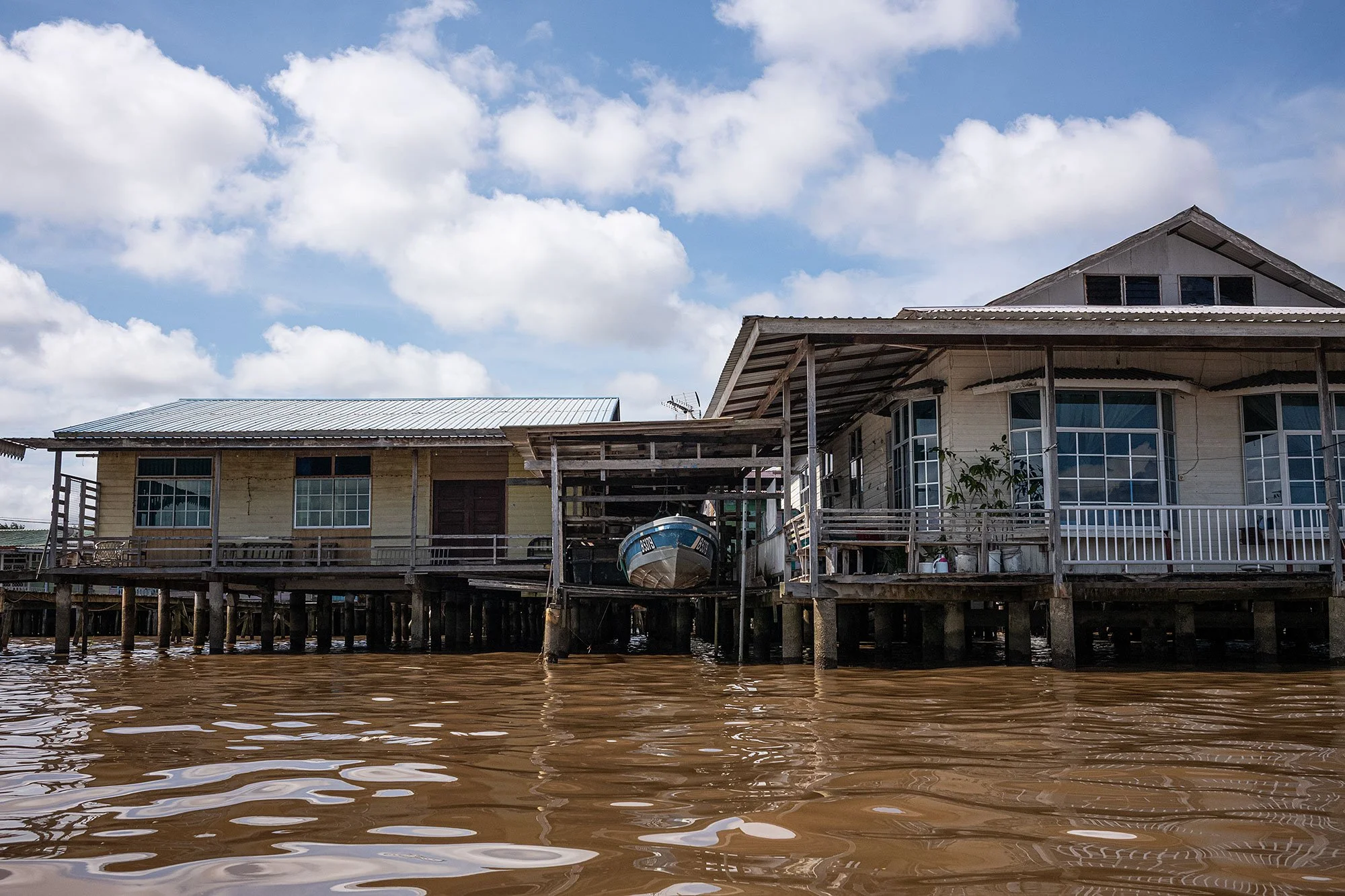 Floating village, Brunei.