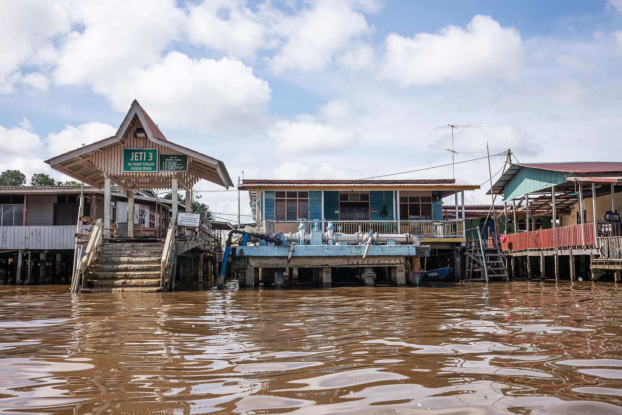 Floating village, Brunei.