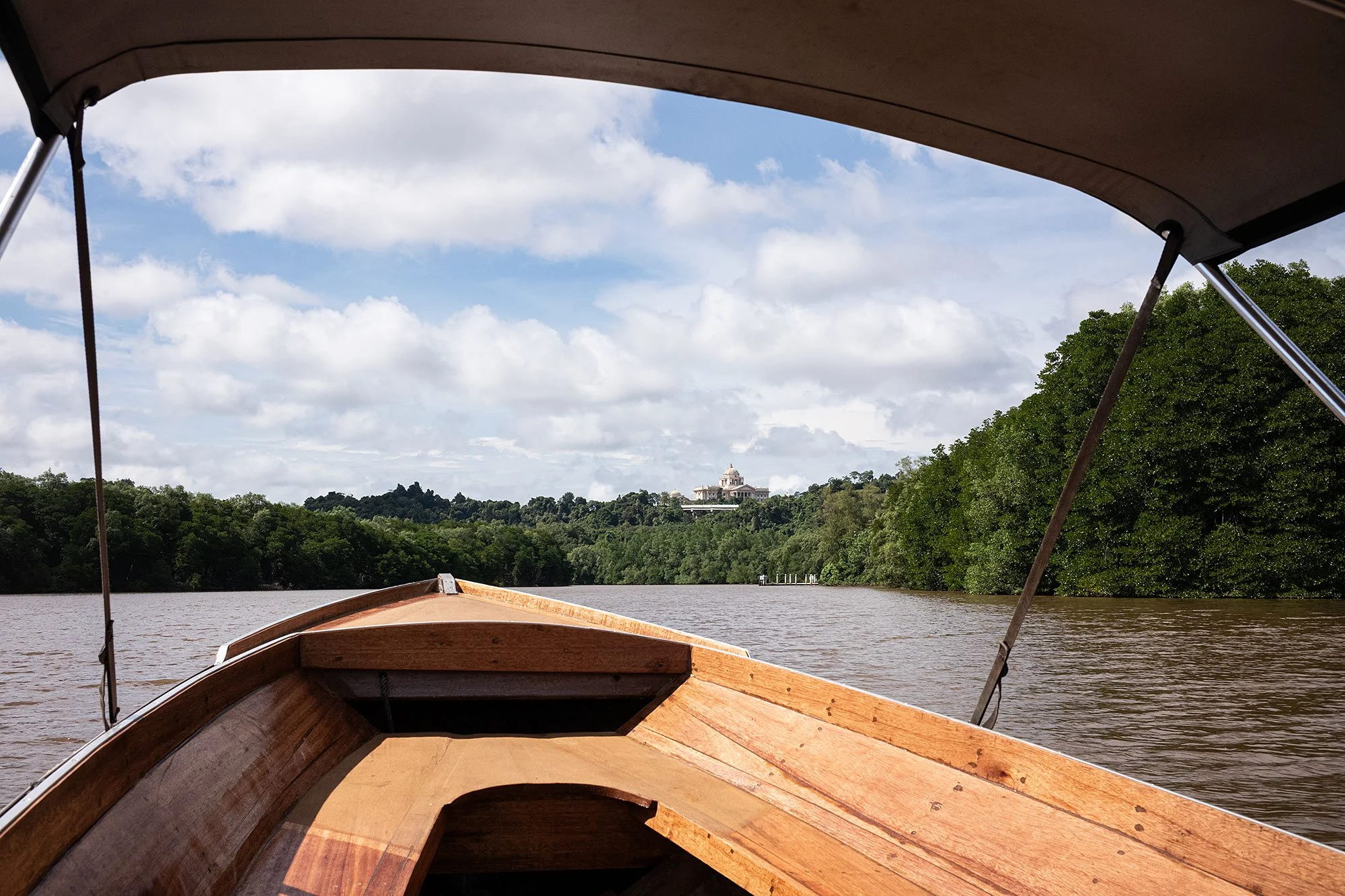Istana Nurul Iman from the Brunei River