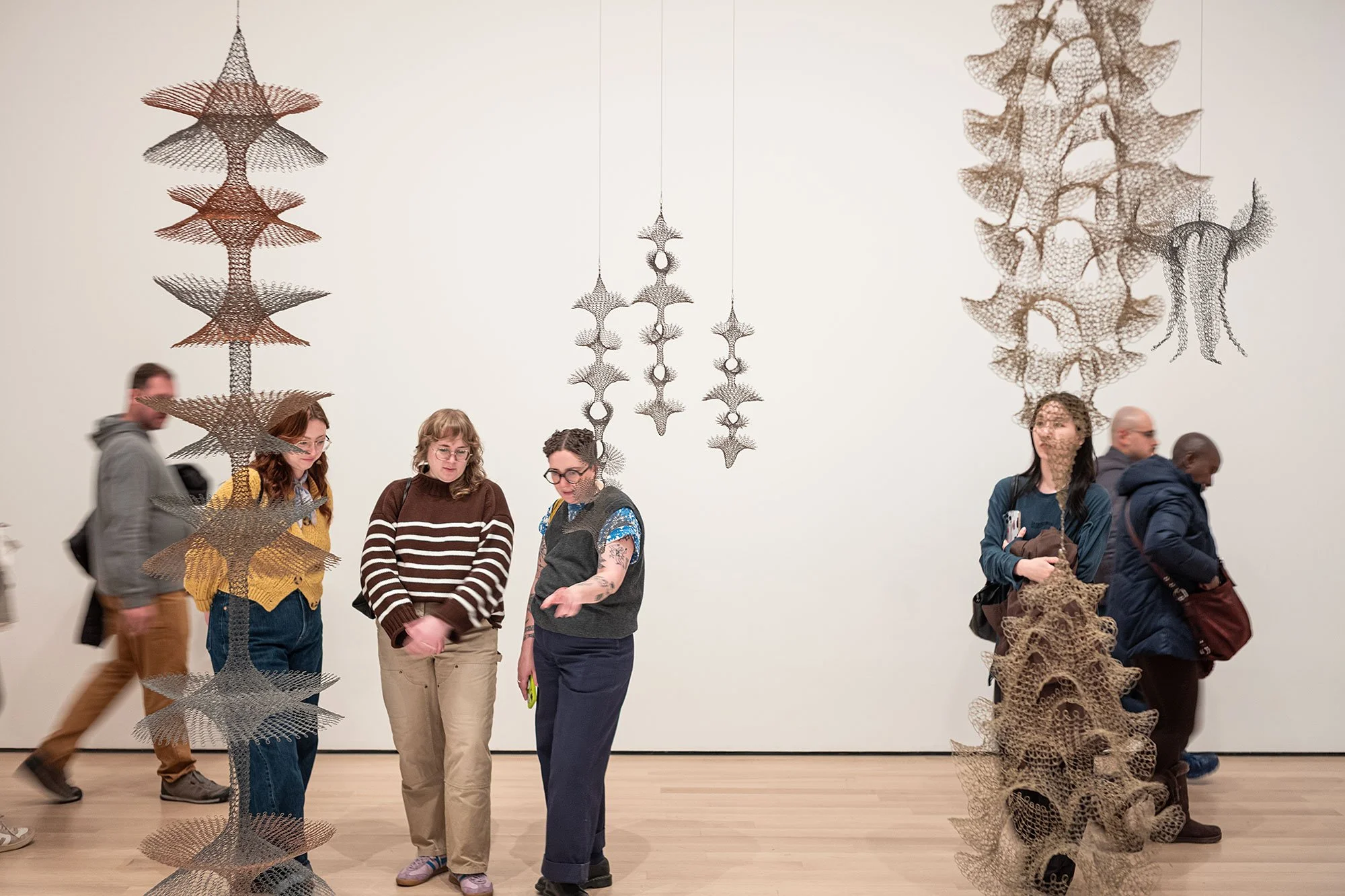 Ruth Asawa at MoMA. NYC, USA.