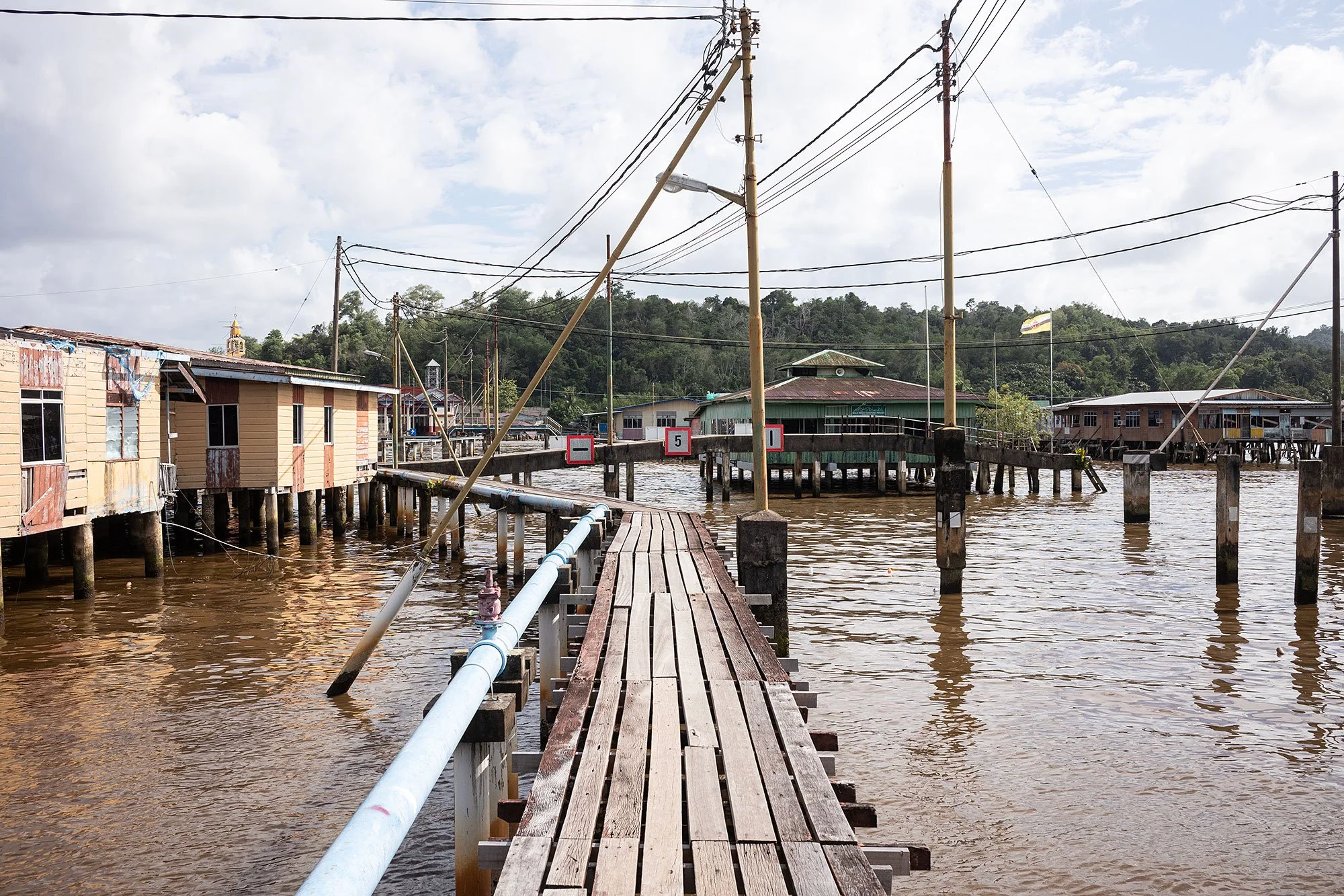 Kampong Ayer floating village, Brunei.