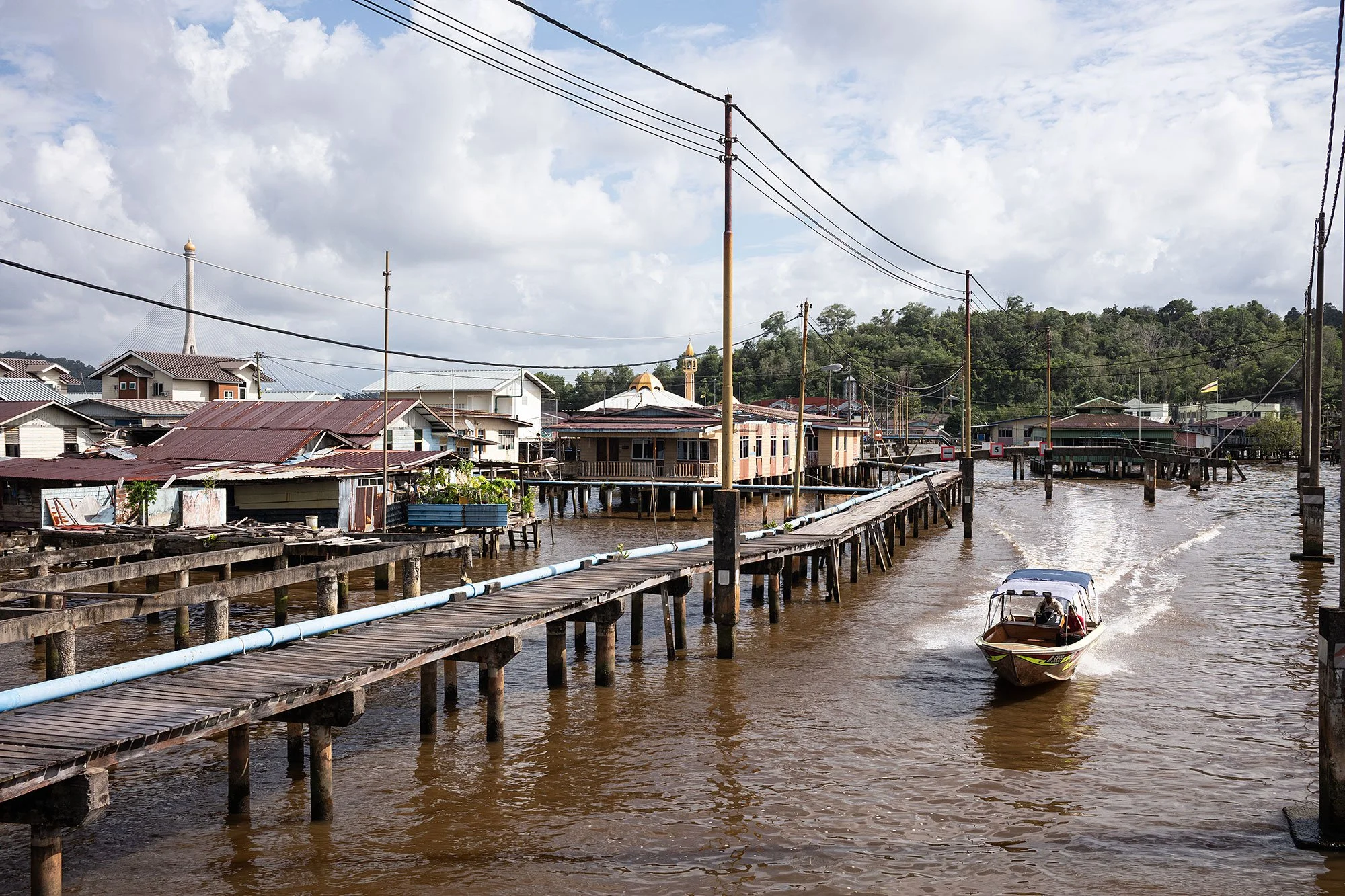 Kampong Ayer floating village, Brunei.