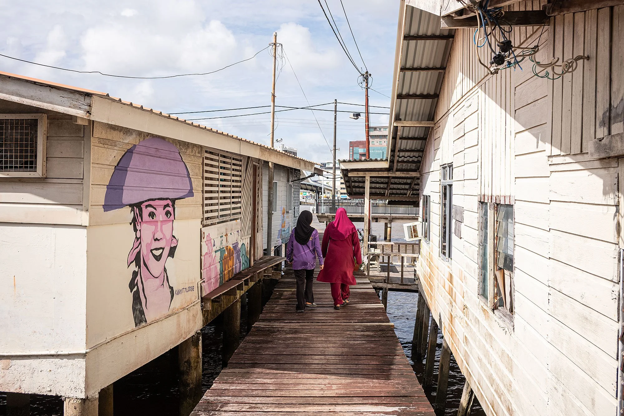 Kampong Ayer water village, Brunei.