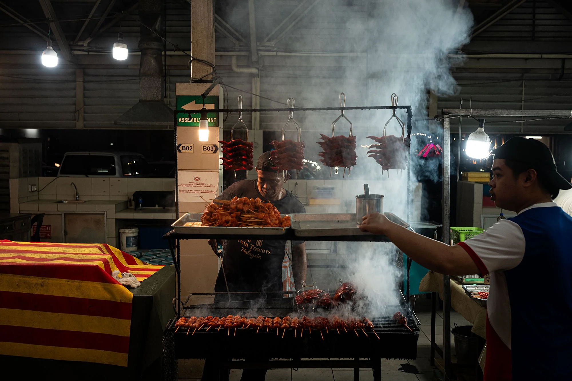 Gadong night market. Bandar Seri Begawan, Brunei.