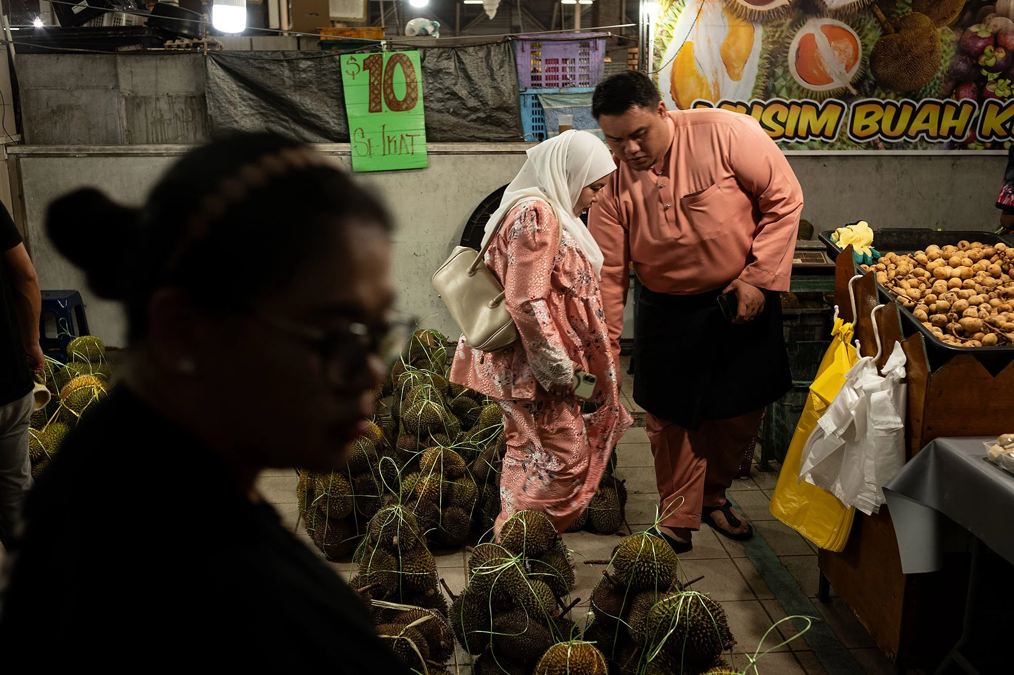 Gadong night market. Bandar Seri Begawan, Brunei.