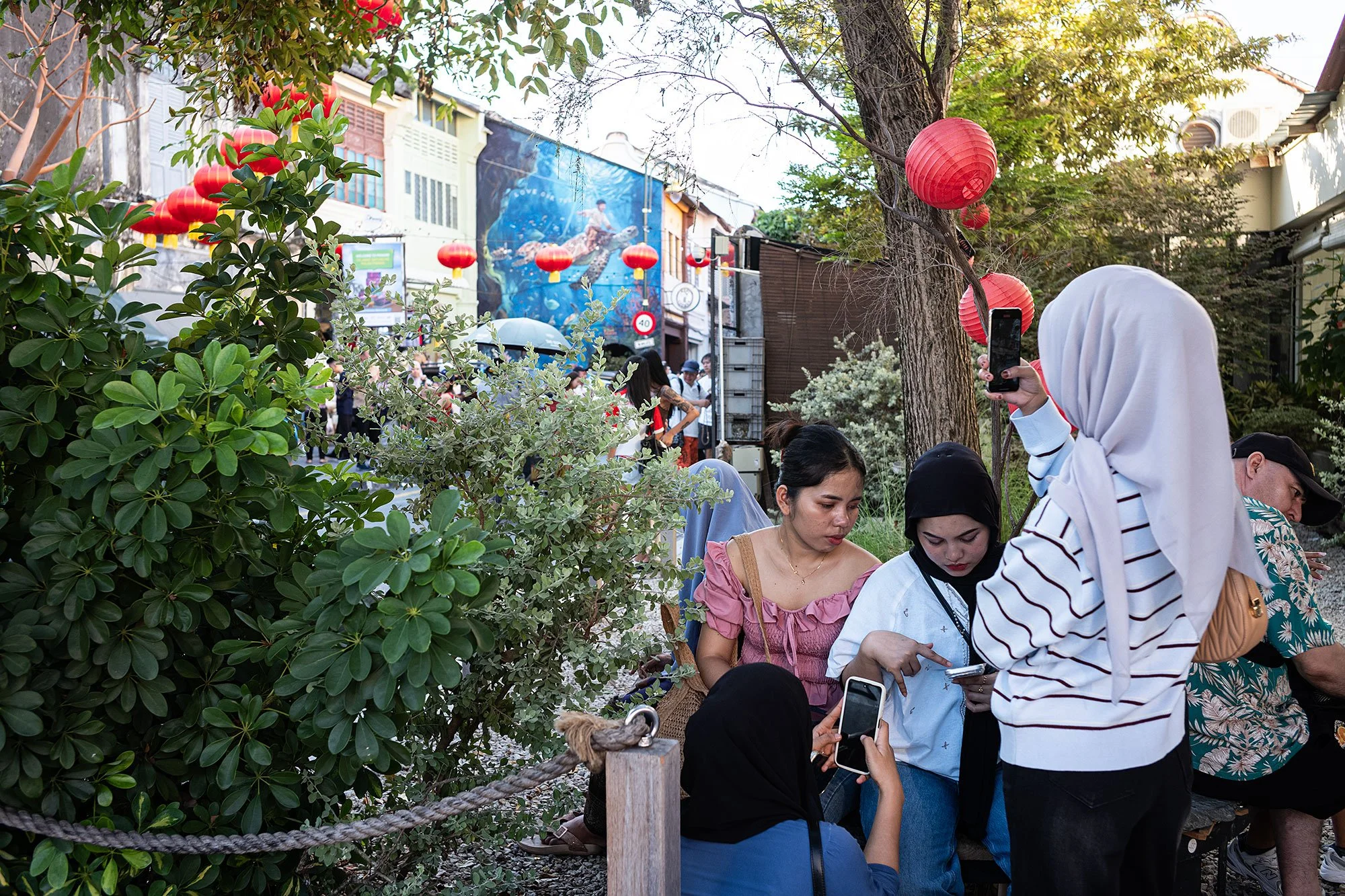 Street art. Georgetown, Penang, Malaysia.