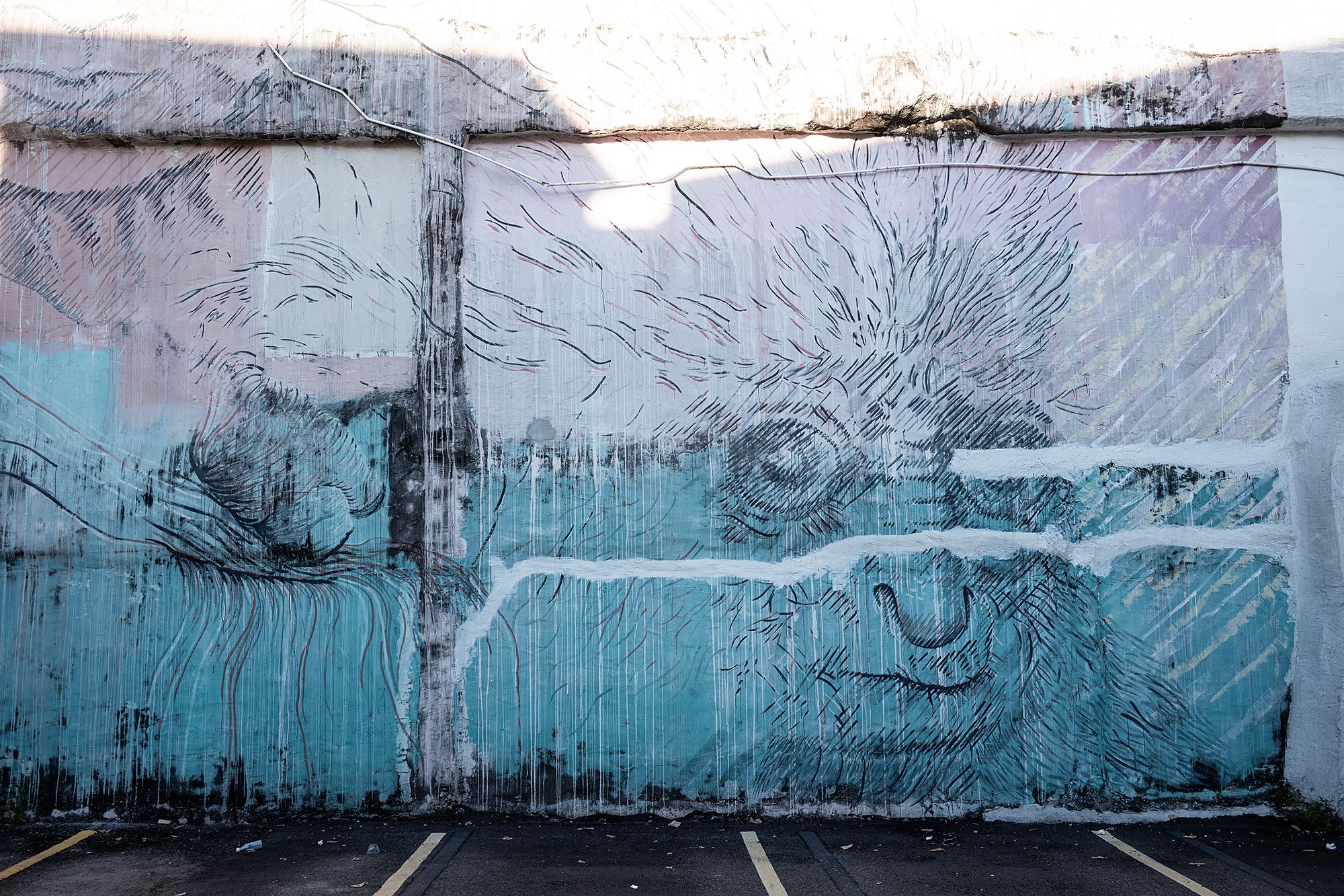 Street art. Georgetown, Penang, Malaysia.