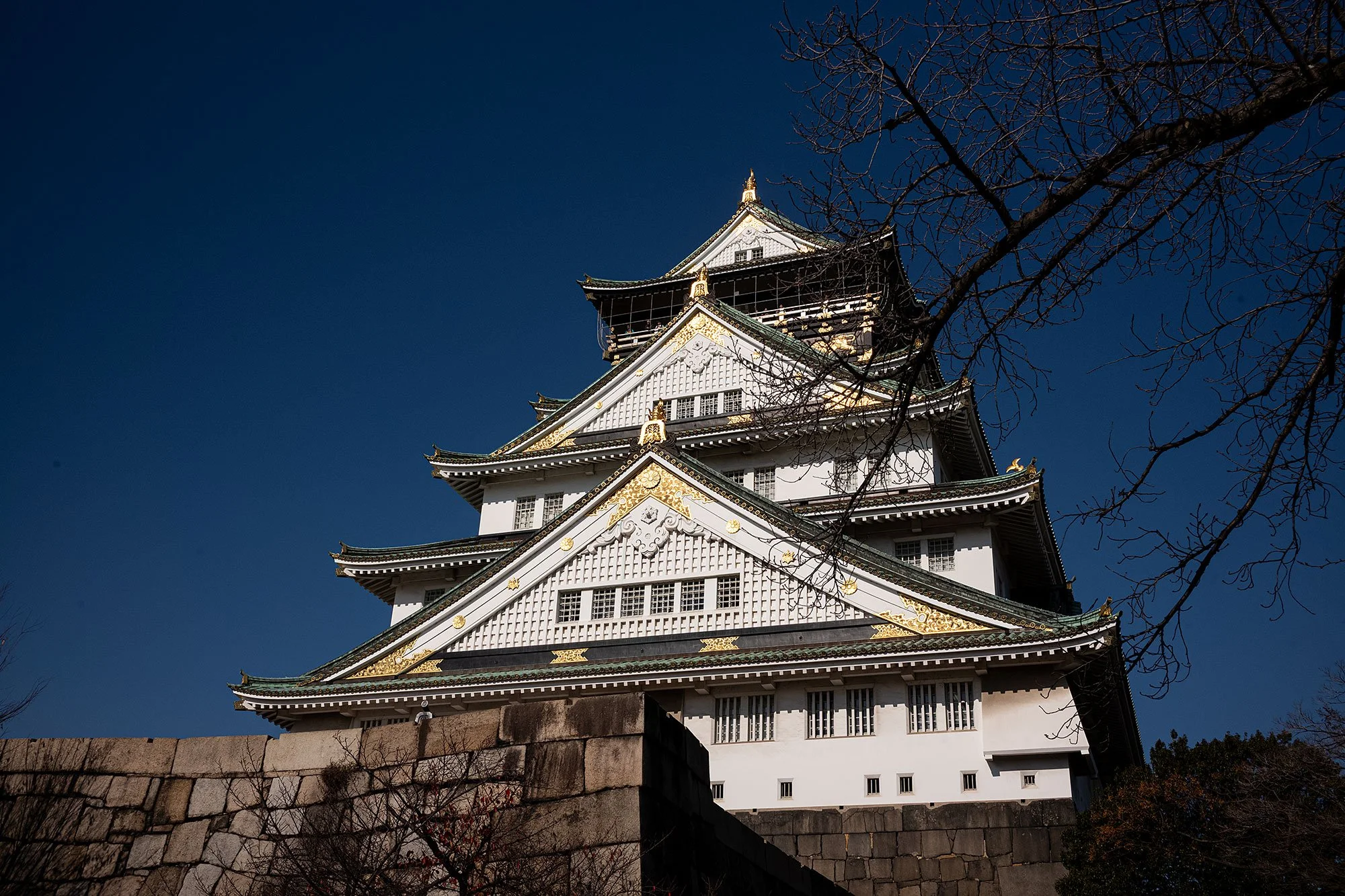 Osaka Castle, Osaka, Japan.