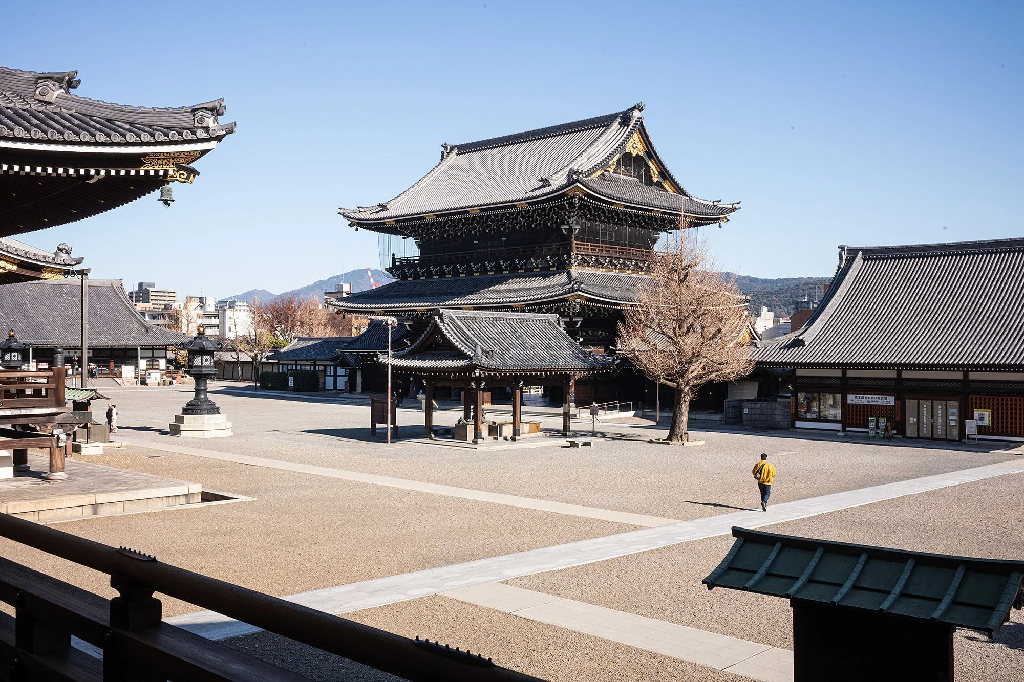 Higashi Hongan-ji Temple. Kyoto, Japan.