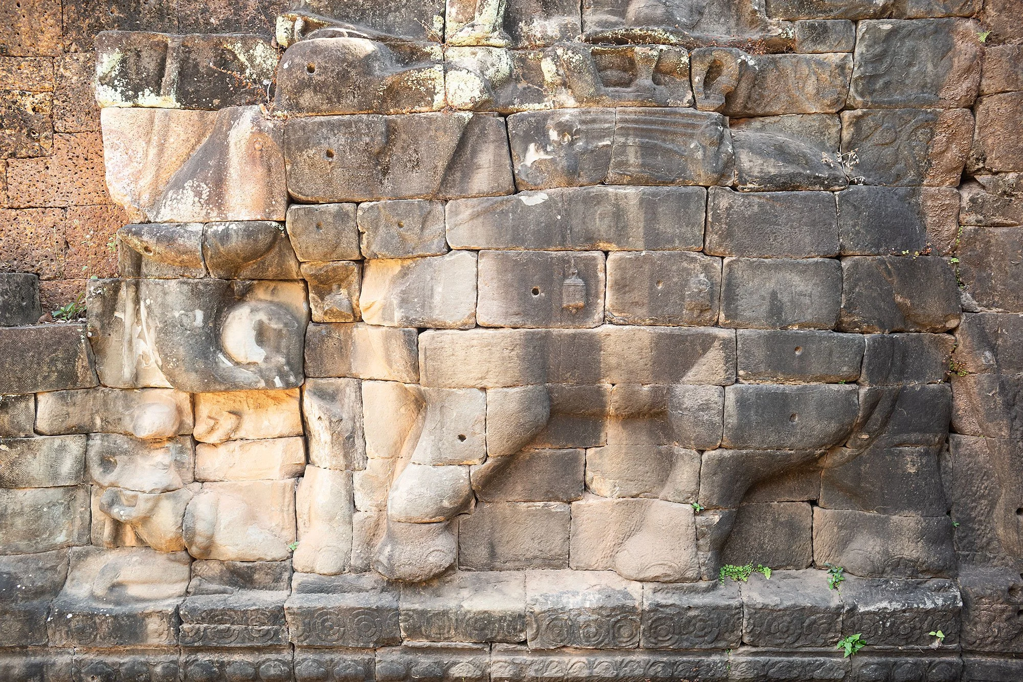 Terrace of the Leper King. Angkor Thom, Cambodia.