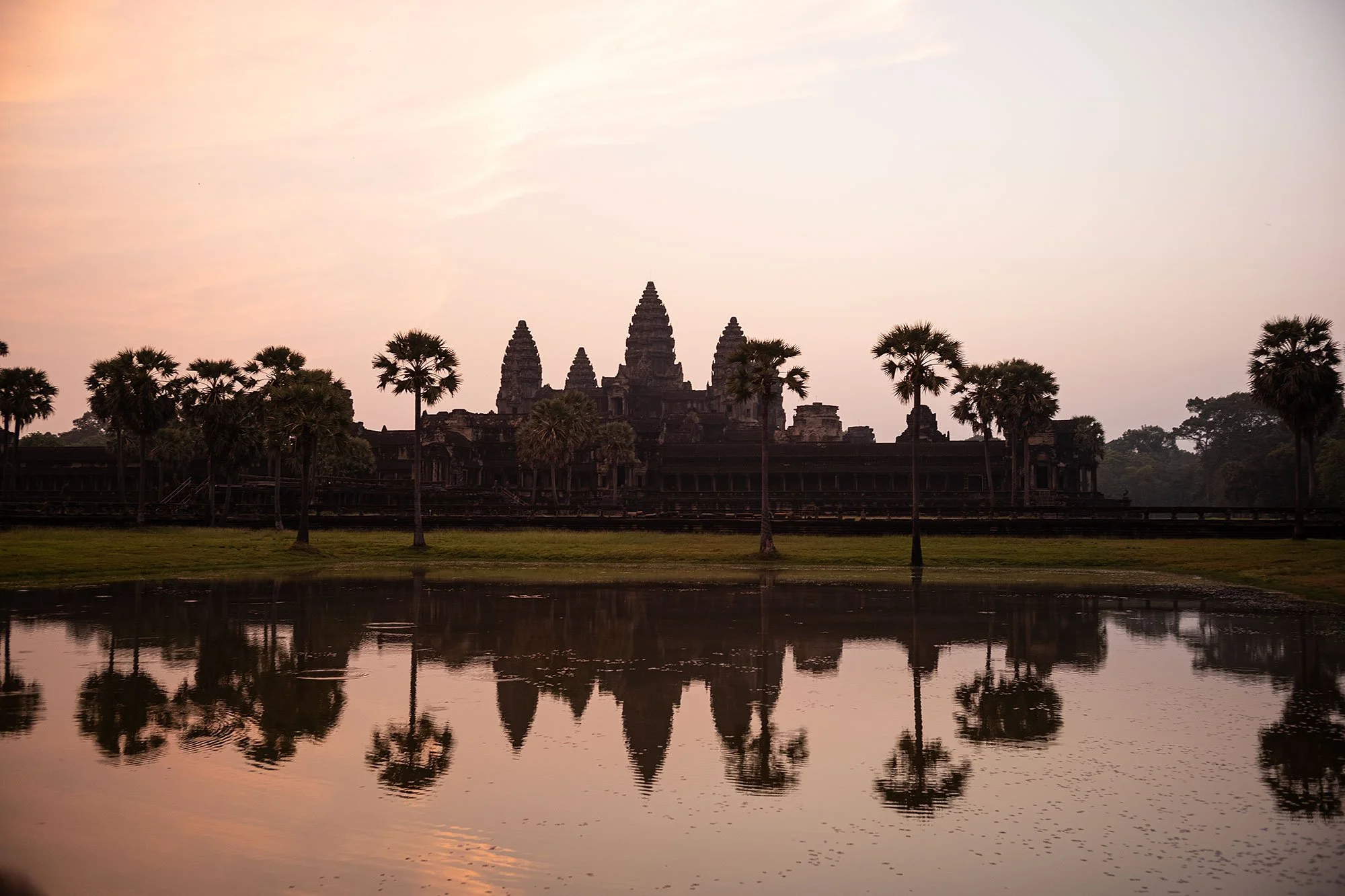 Angkor Wat at sunrise, Cambodia.