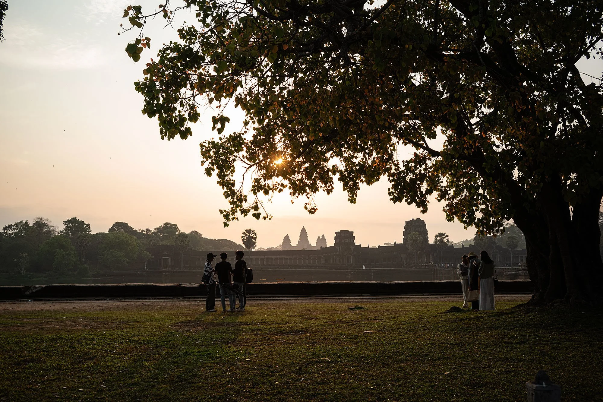 Angkor Wat at sunrise, Cambodia.