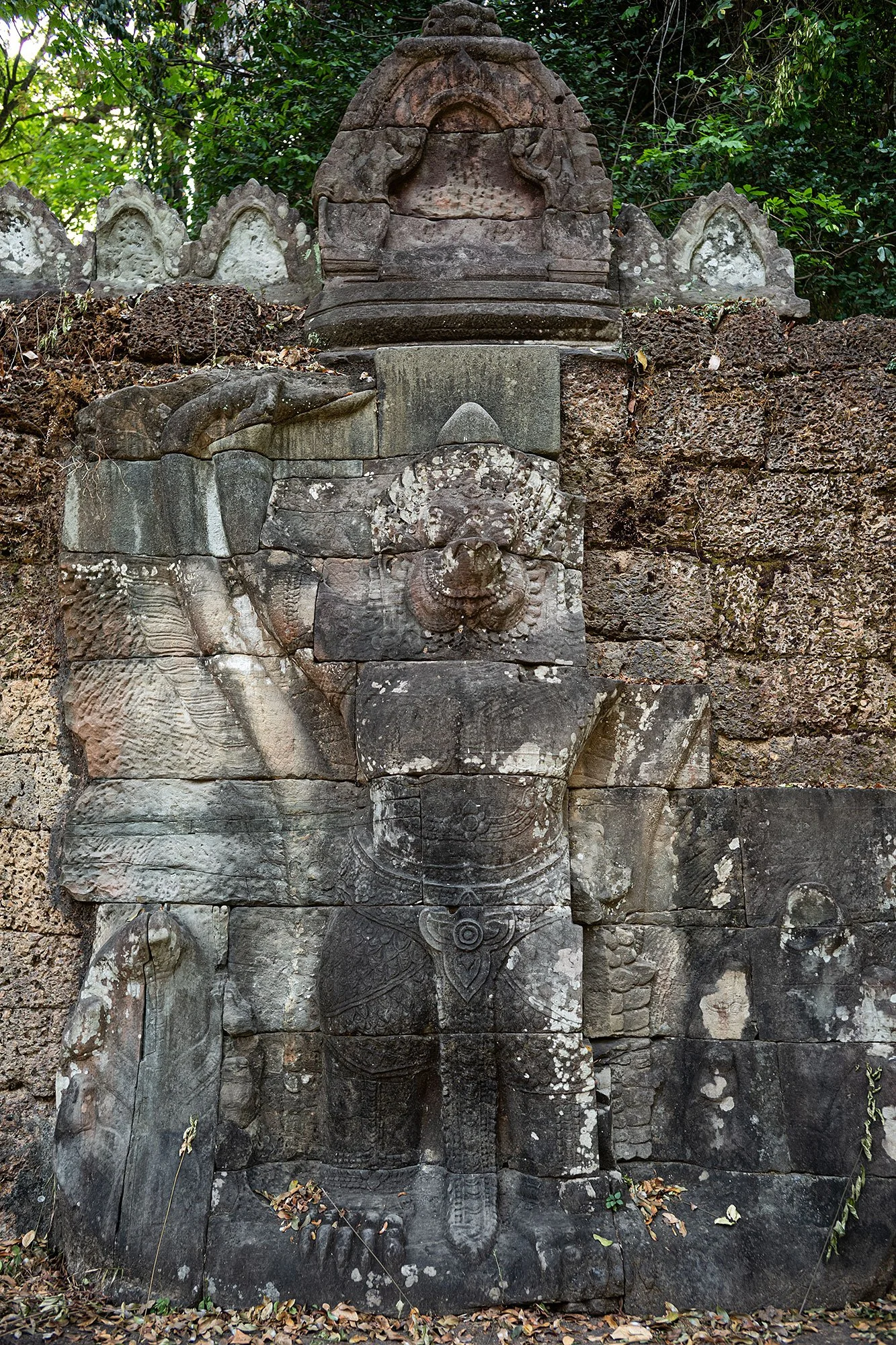 Garuda at Preah Khan. Angkor, Cambodia.