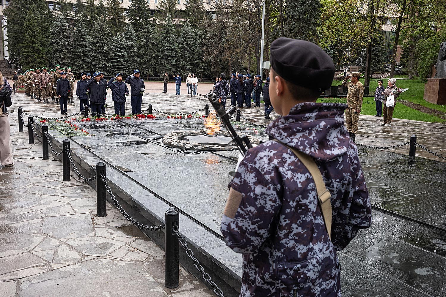 Almaty Eternal Flame. Almaty, Kazakhstan.