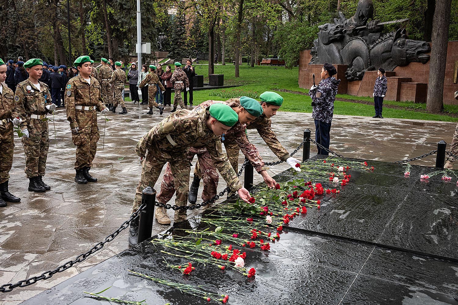 Almaty Eternal Flame. Almaty, Kazakhstan.