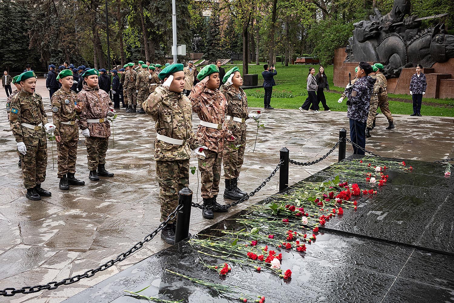Almaty Eternal Flame. Almaty, Kazakhstan.
