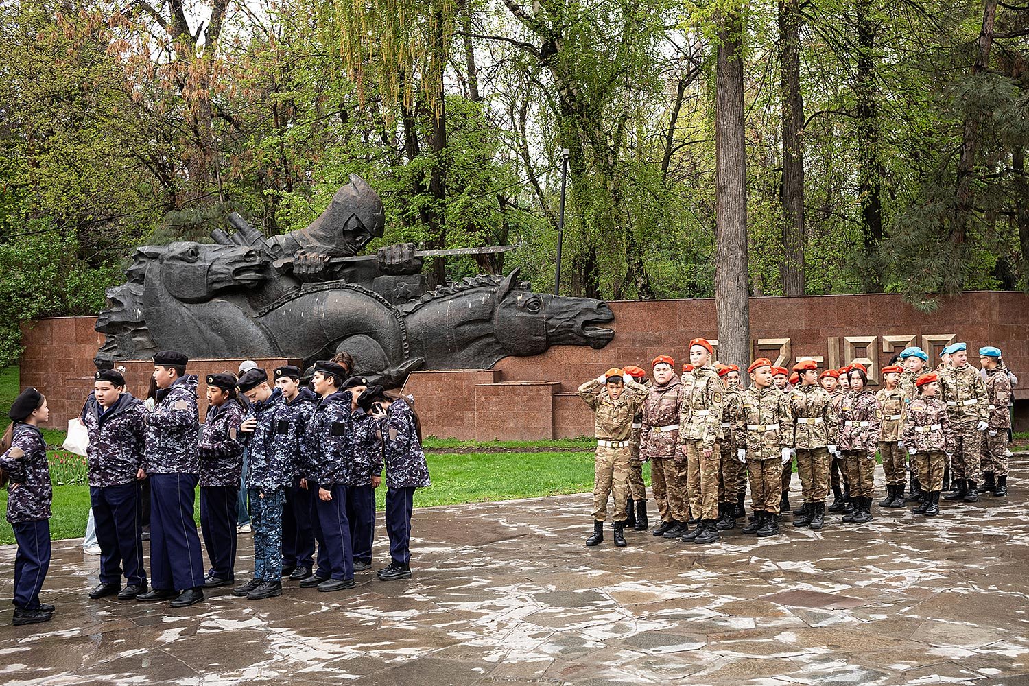 Almaty Eternal Flame. Almaty, Kazakhstan.