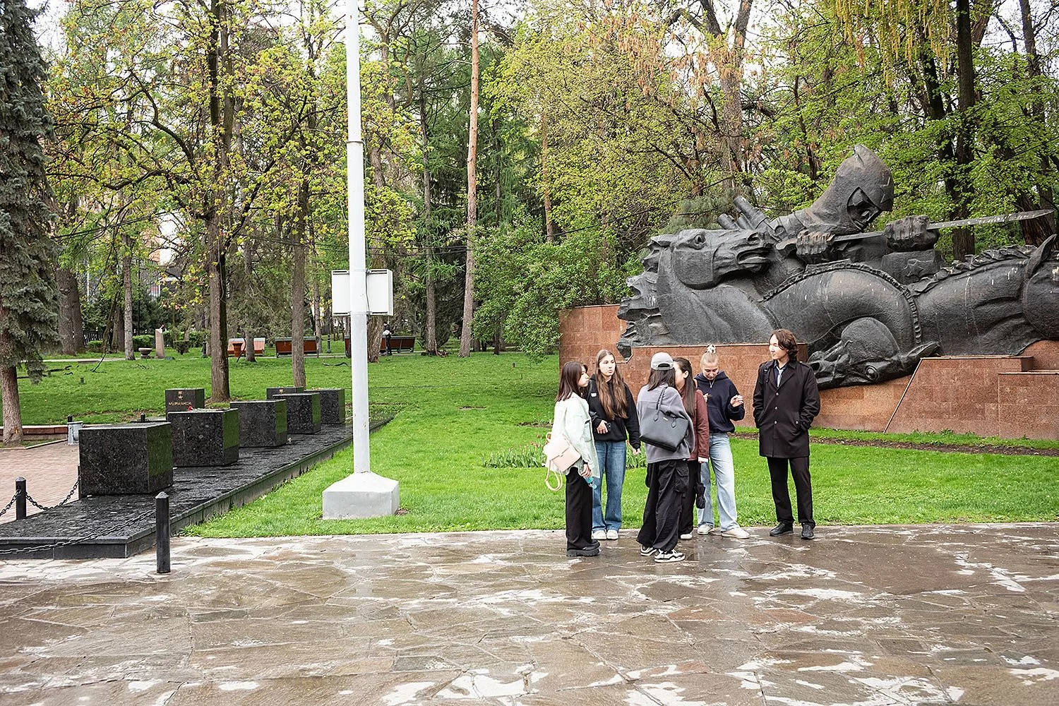 Almaty Eternal Flame. Almaty, Kazakhstan.