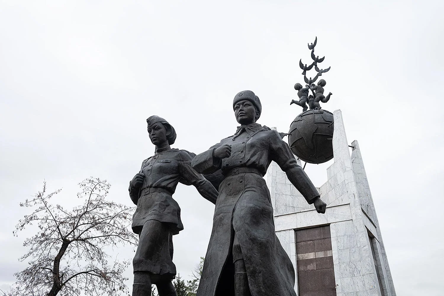 Memorial of Aliya Moldagulova and Manshuk Mametova  Almaty, Kazakhstan.