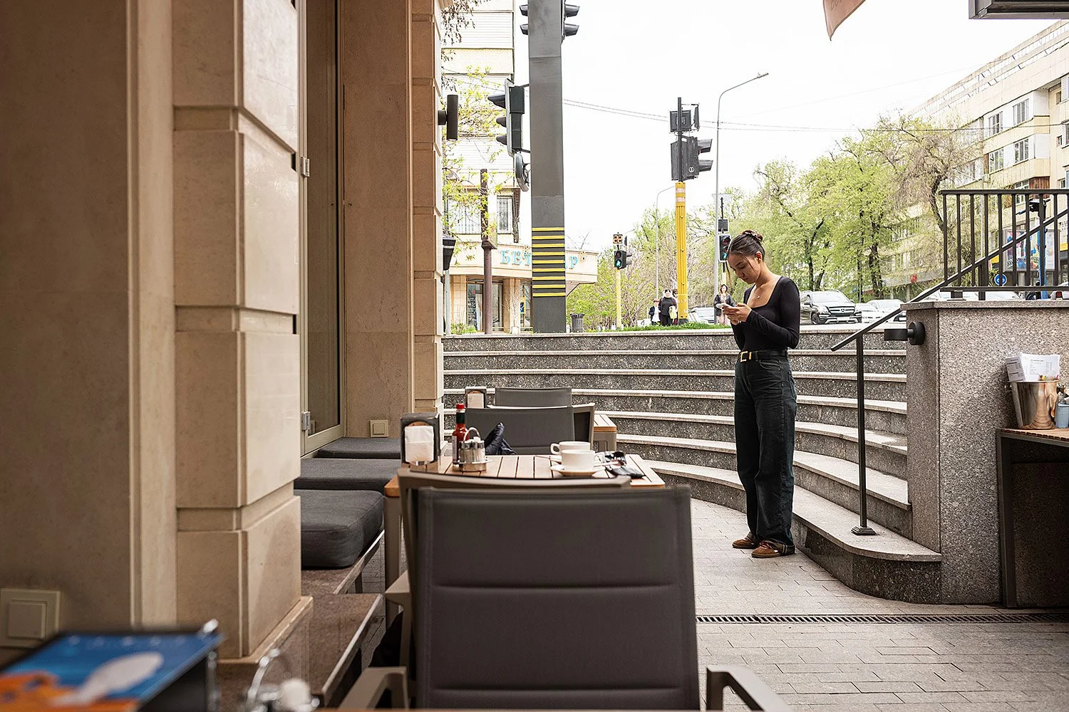 Nedel'ka coffee shop. Almaty, Kazakhstan.