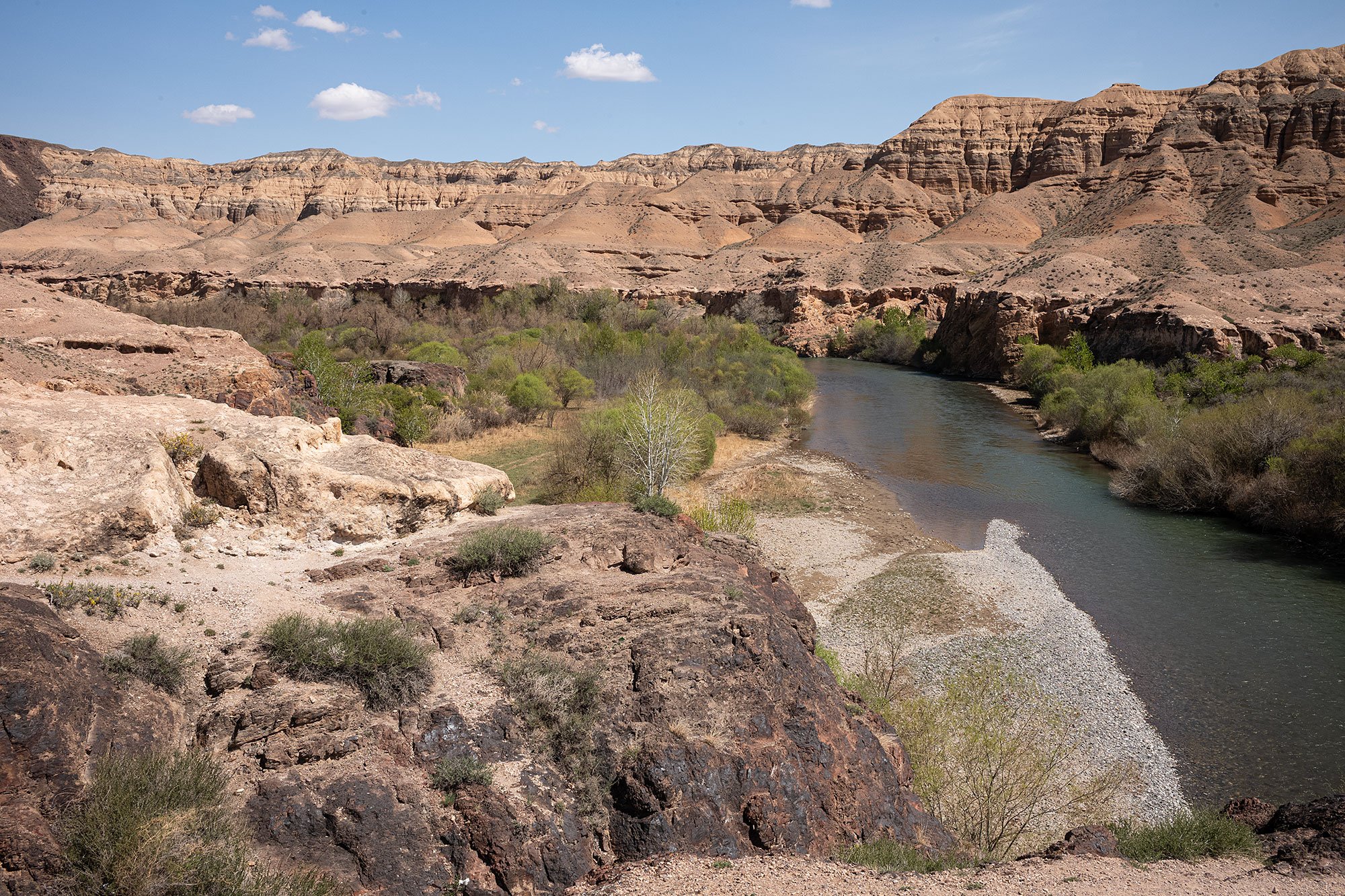 Moon Canyon. Kazakhstan