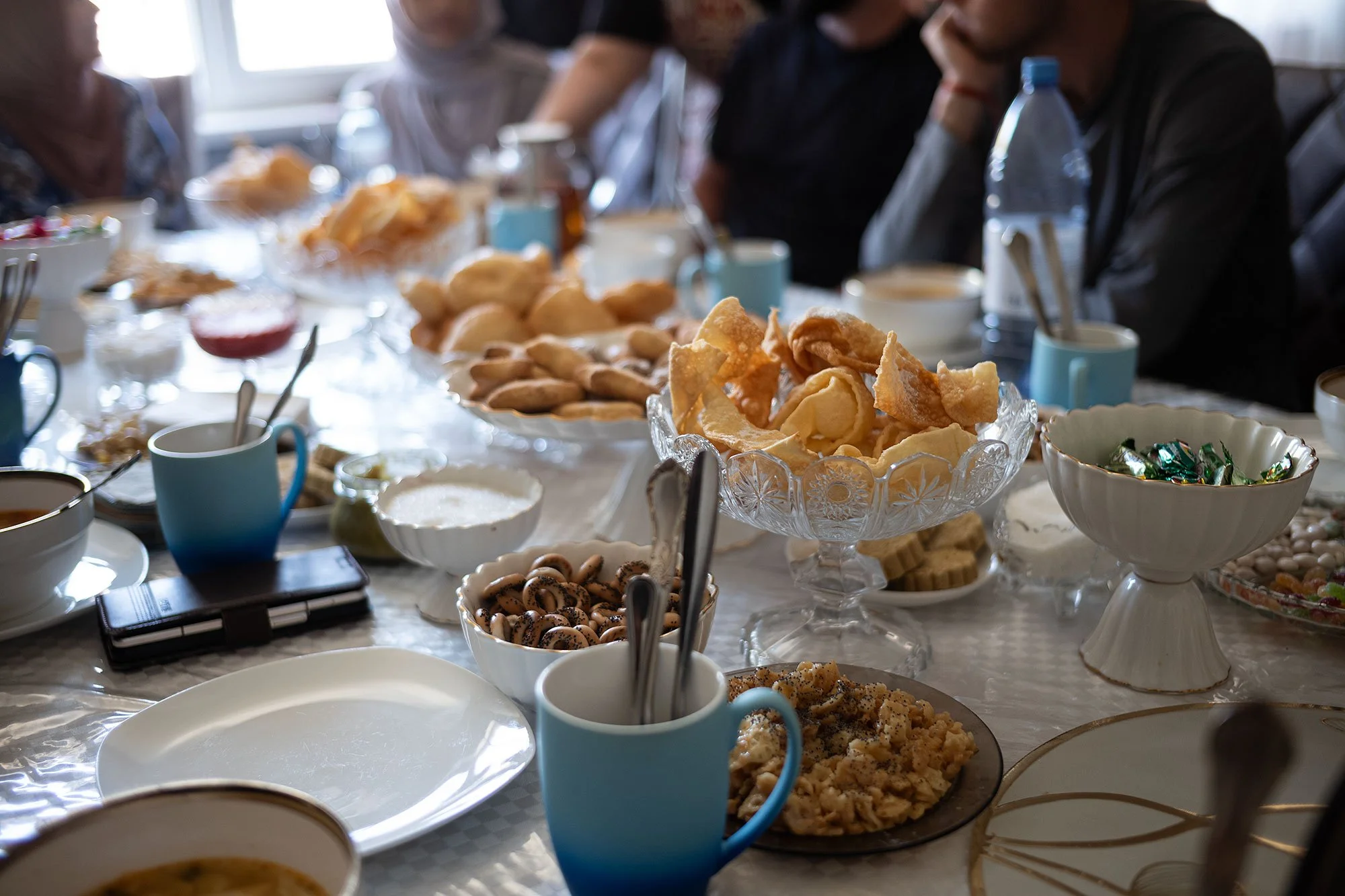 Lunch at Mrs. Shakira's. Kazakhstan.