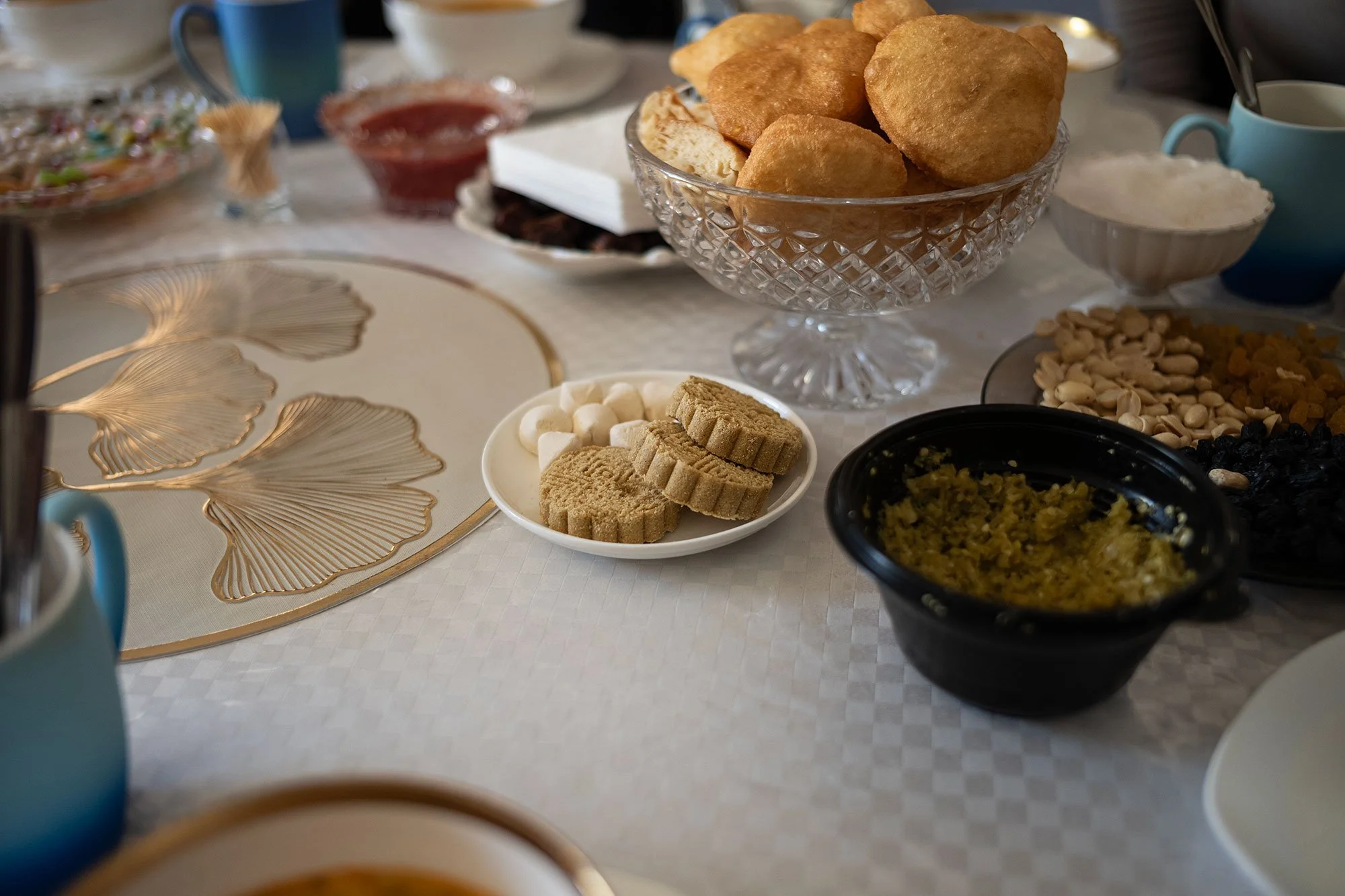 Lunch at Mrs. Shakira's. Kazakhstan.