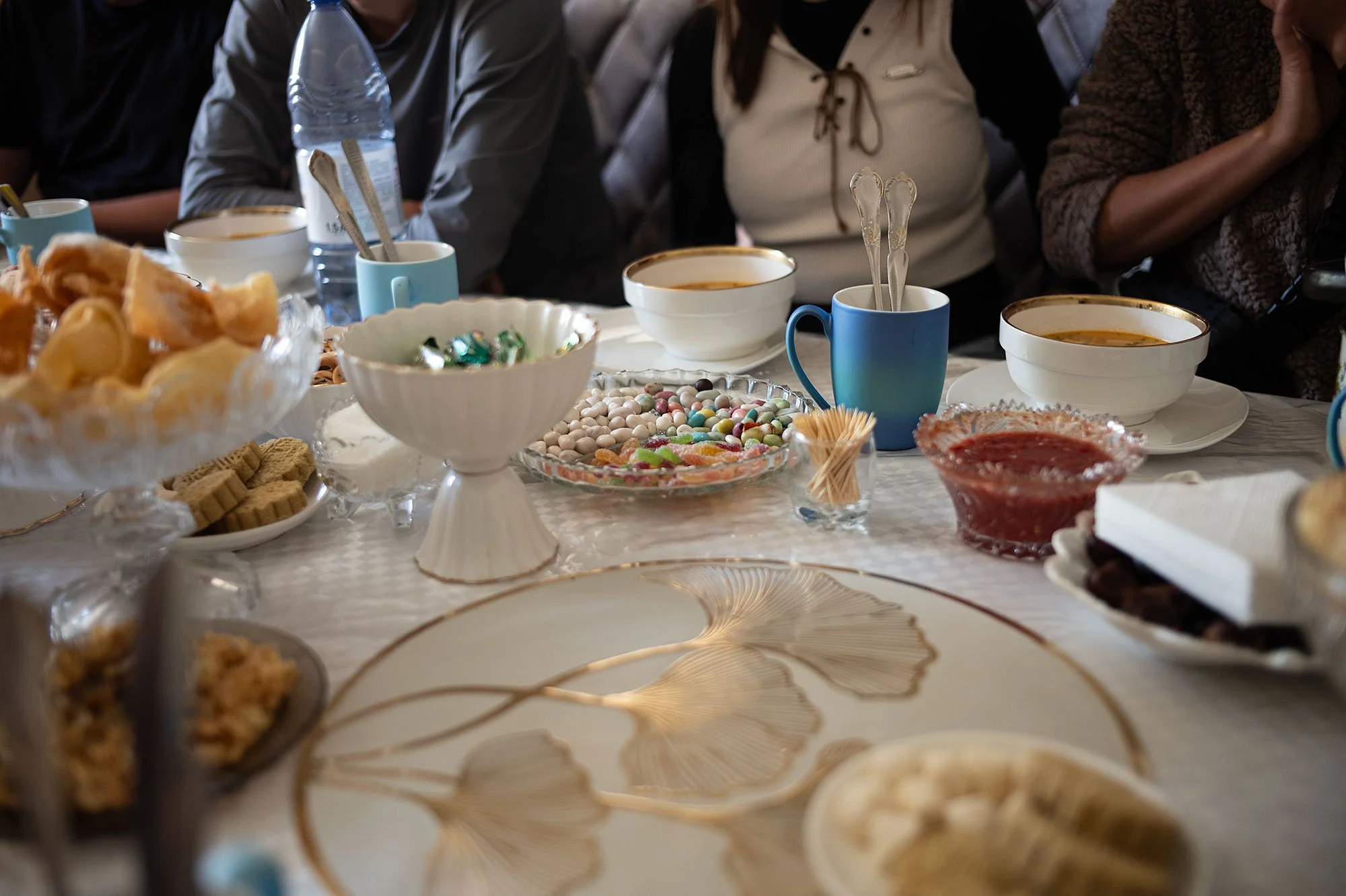 Lunch at Mrs. Shakira's. Kazakhstan.