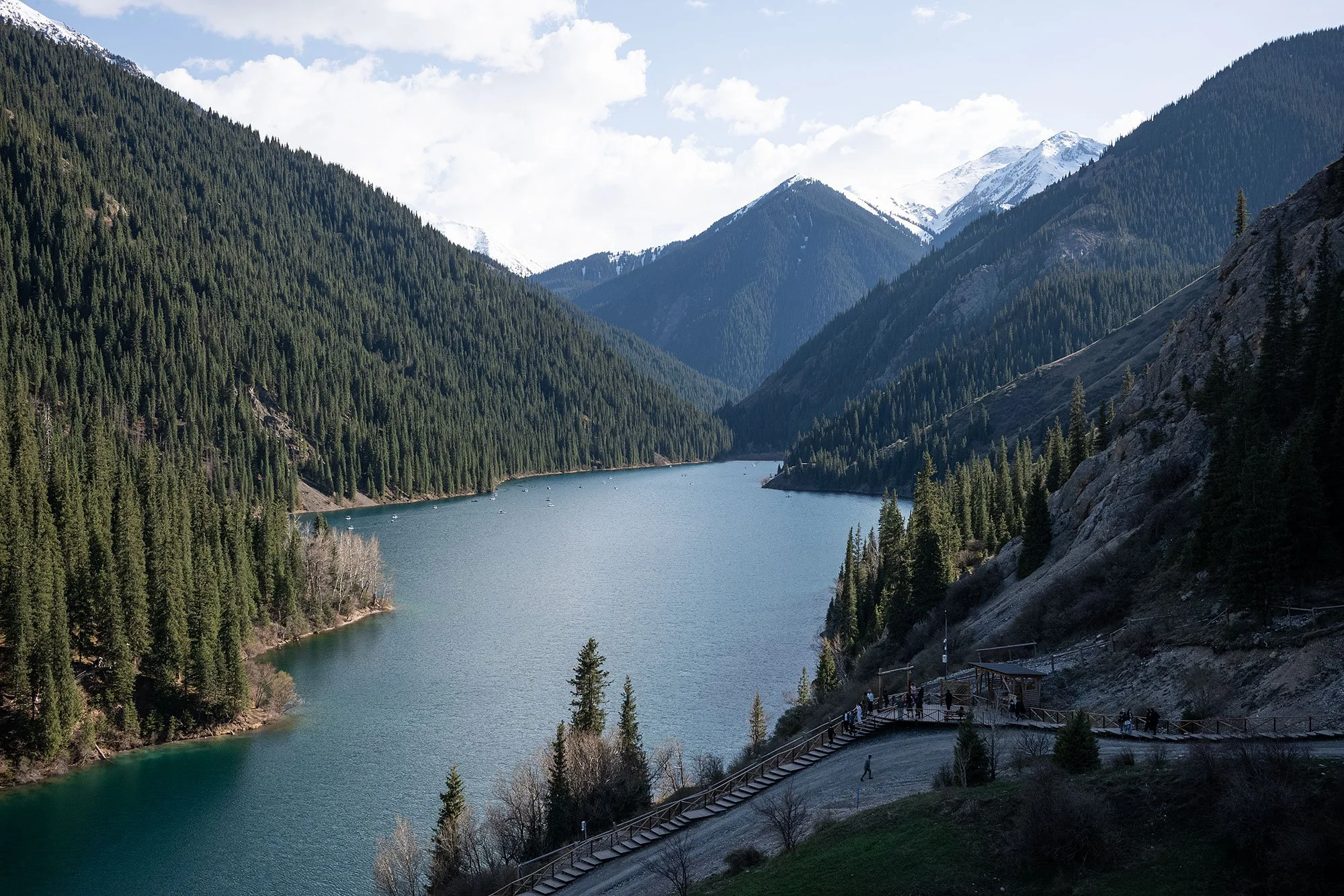 Kolsai Lakes. Tien Shan mountains, Kazakhstan.