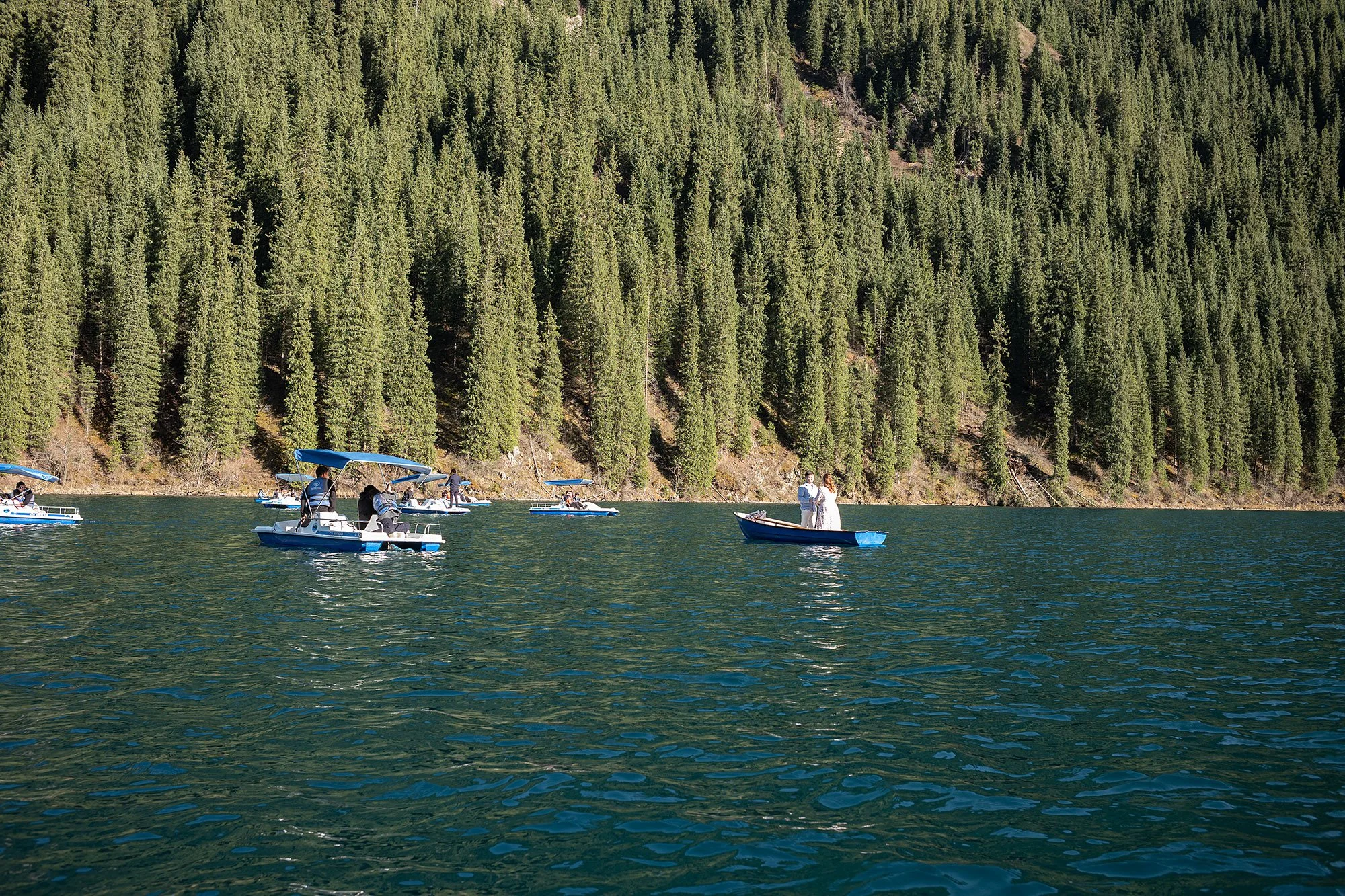 Kolsai Lakes. Tien Shan mountains, Kazakhstan.