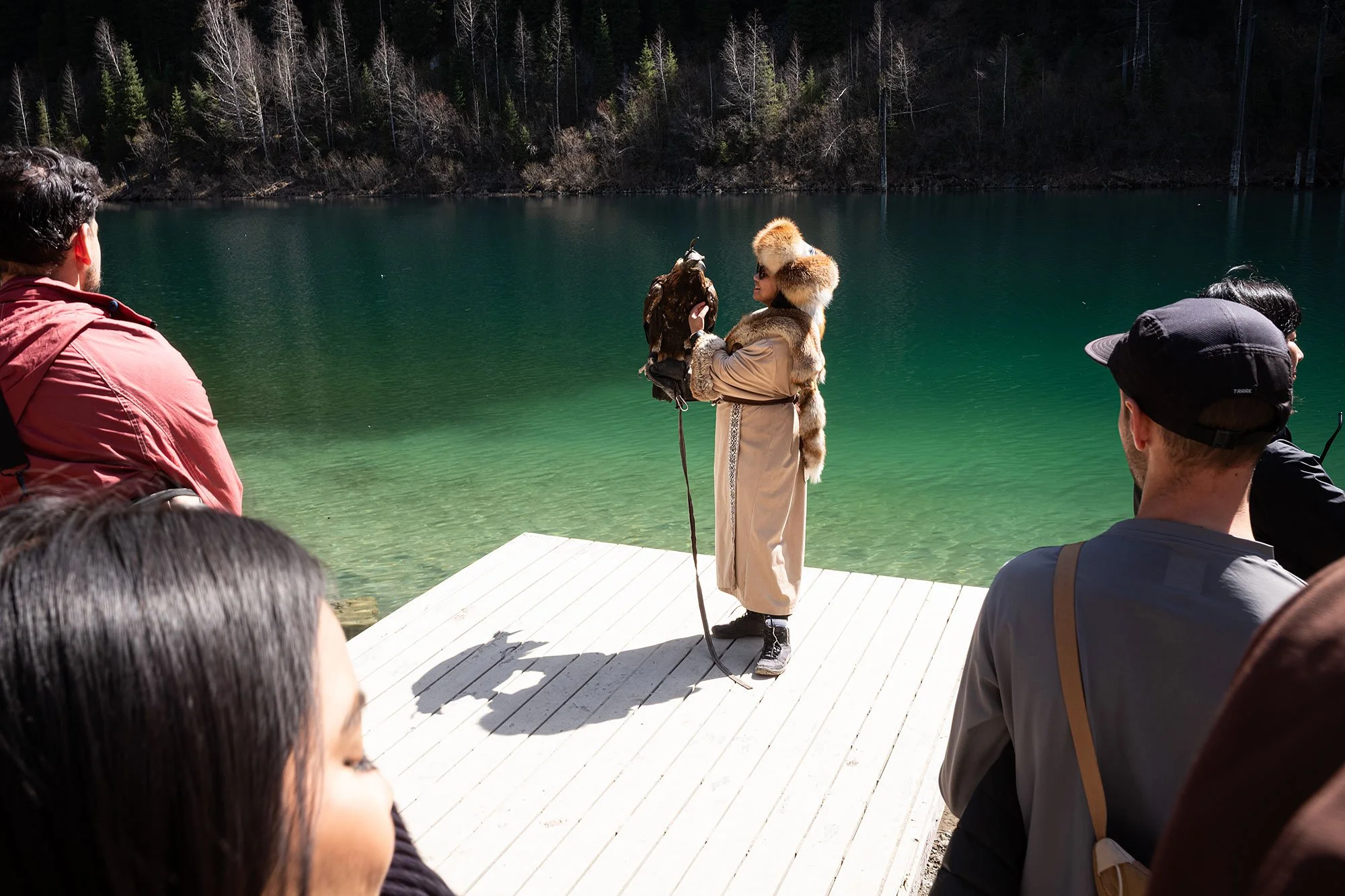 Kaindy Lake, Kazakhstan.