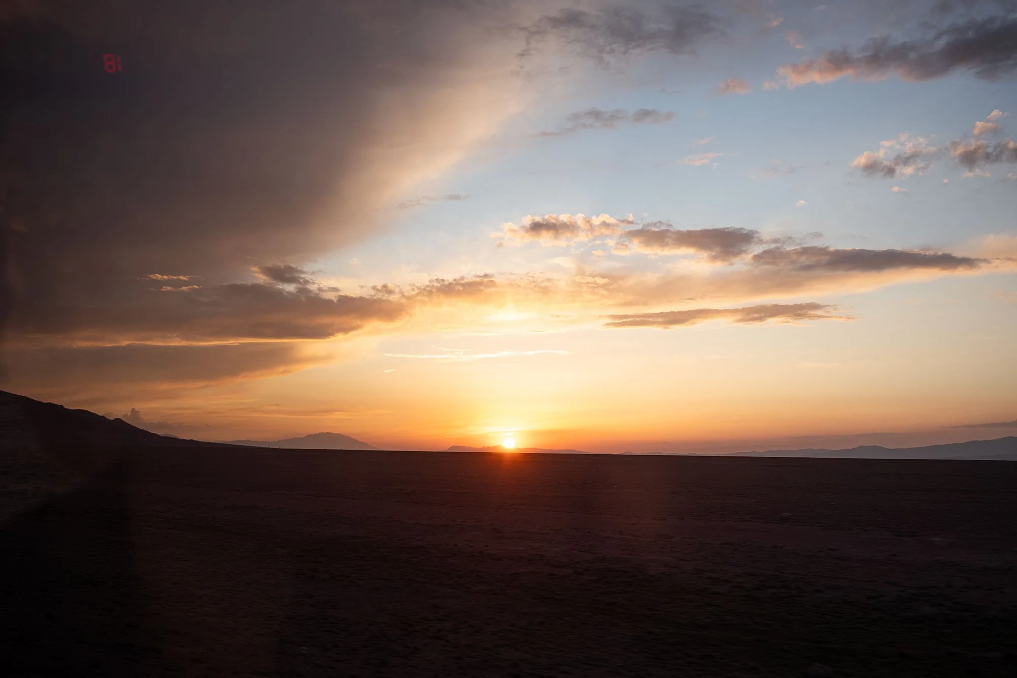 Sunset vibes. Kazakhstan.